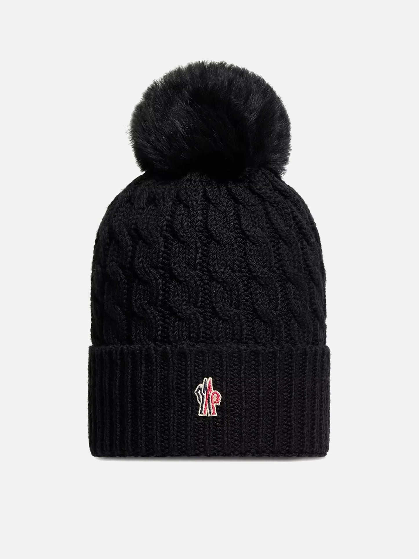 MONCLER GRENOBLE - Mütze aus Schurwolle mit Bommel