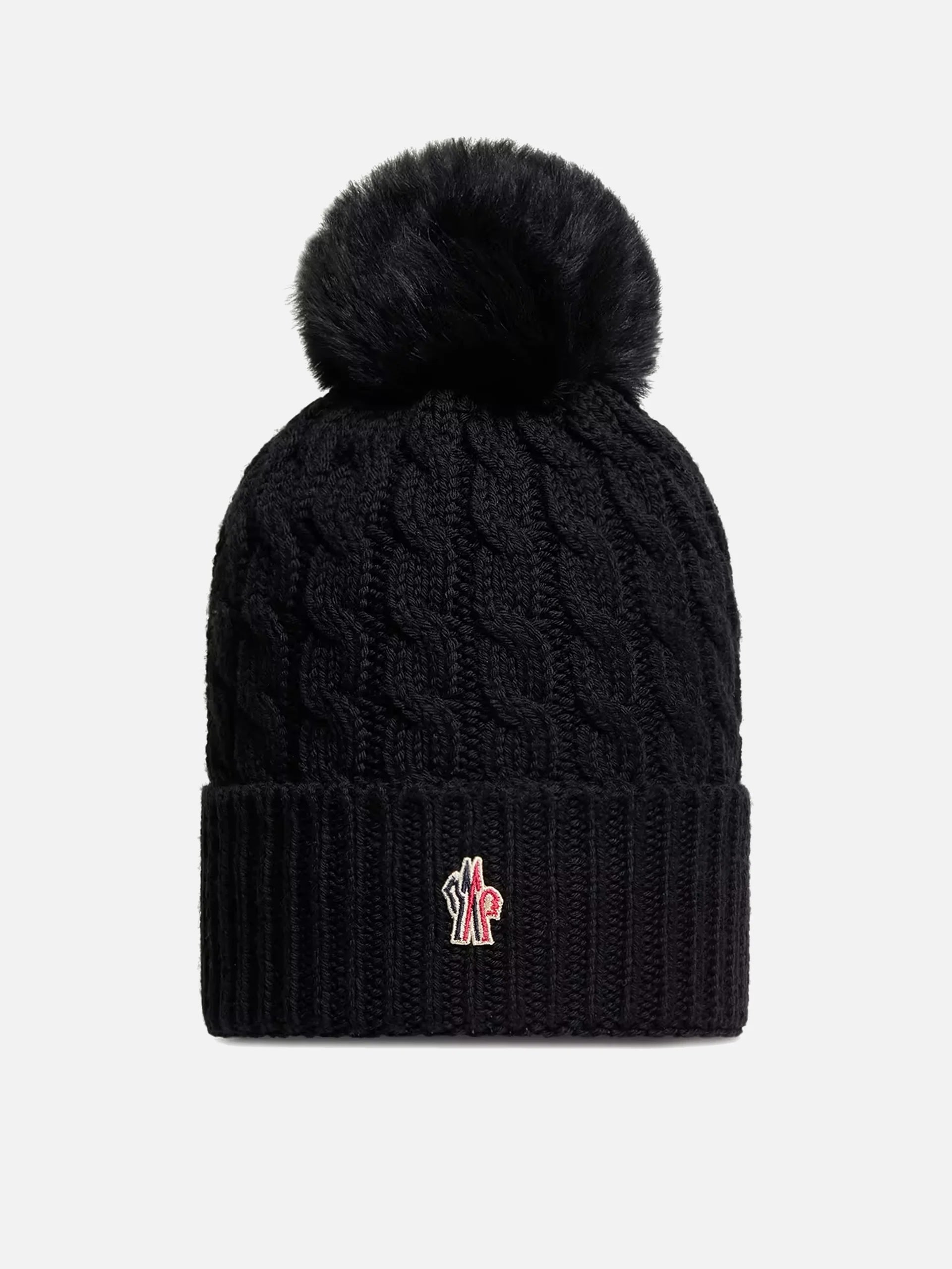 MONCLER GRENOBLE - Mütze aus Schurwolle mit Bommel