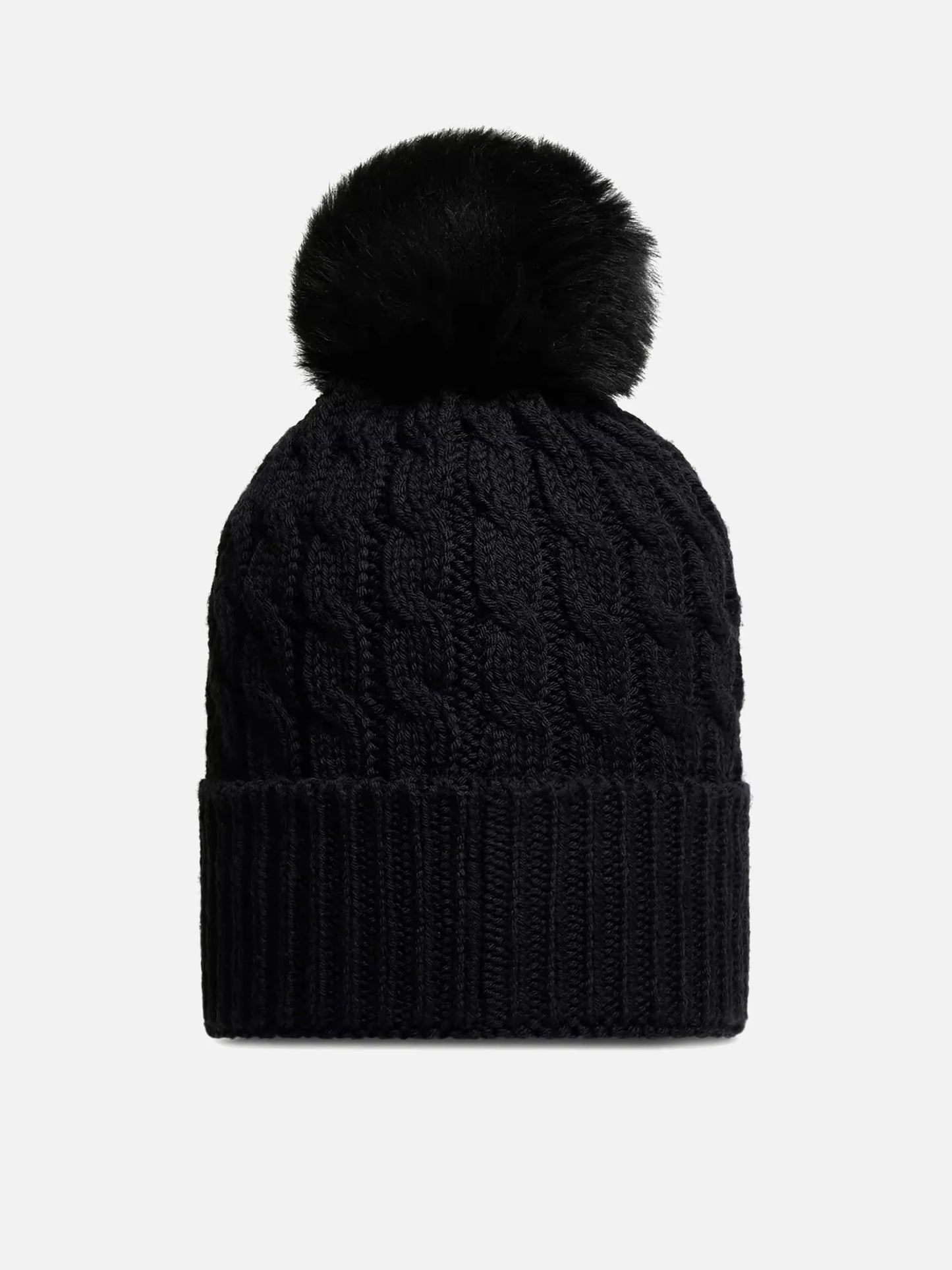 MONCLER GRENOBLE - Mütze aus Schurwolle mit Bommel