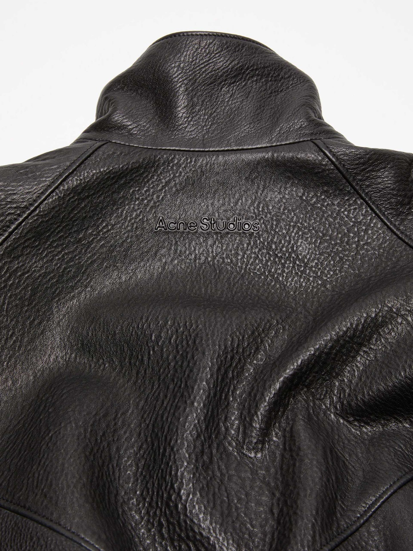 ACNE STUDIOS - Lederjacke mit Logo für Damen