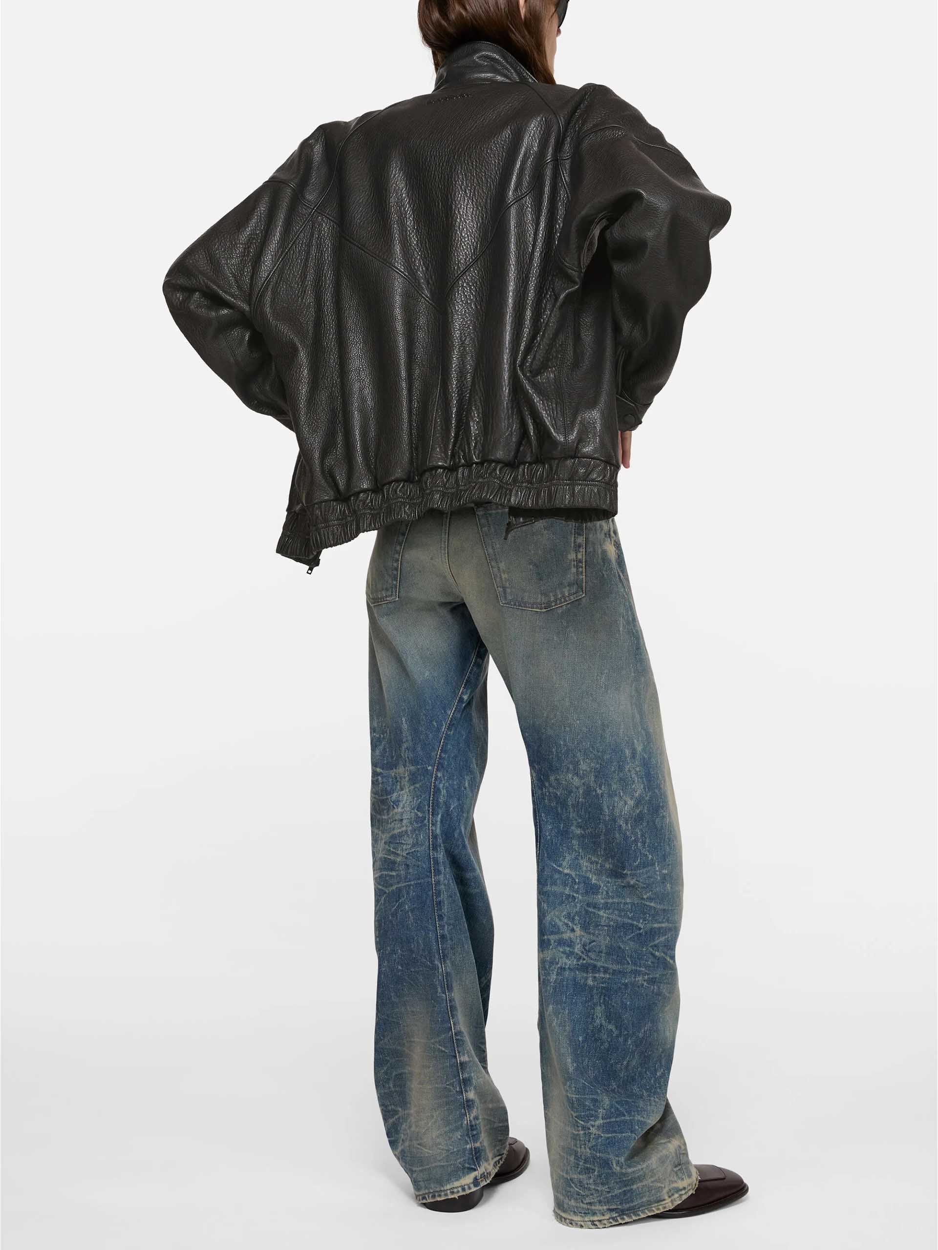 ACNE STUDIOS - Lederjacke mit Logo für Damen