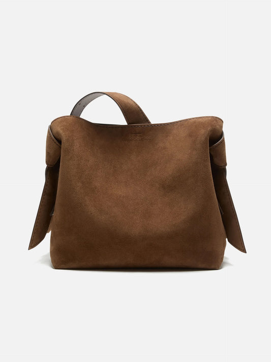 ACNE STUDIOS - Tote-Bag Musubi Midi aus Veloursleder