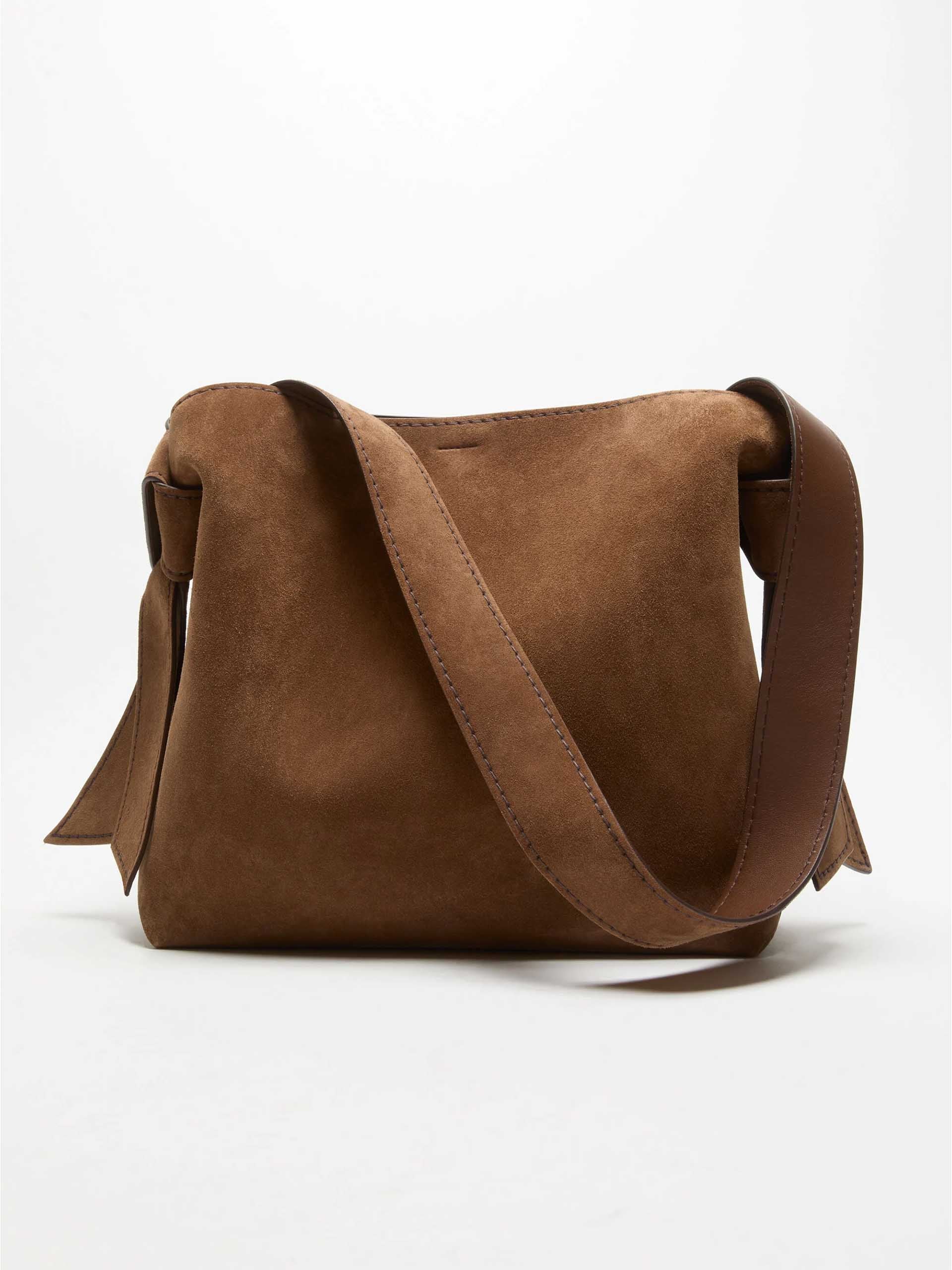 ACNE STUDIOS - Tote-Bag Musubi Midi aus Veloursleder