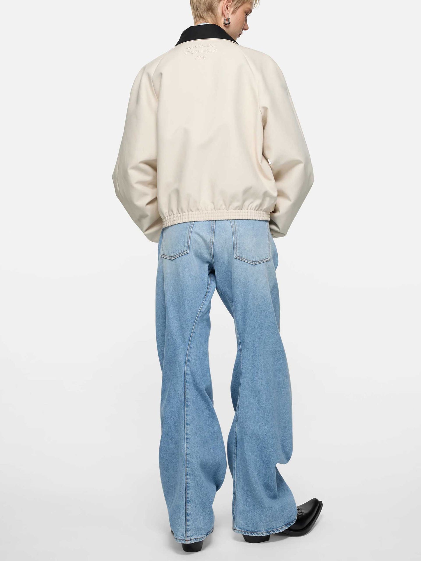 ACNE STUDIOS - Satin-Jacke mit Logo für Damen