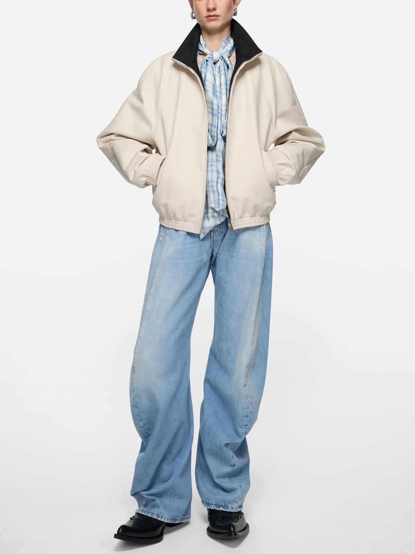 ACNE STUDIOS - Satin-Jacke mit Logo für Damen