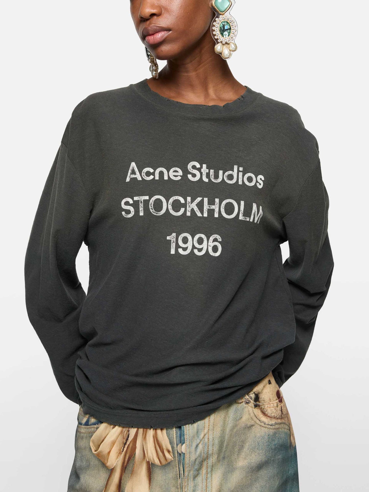 ACNE STUDIOS - Longsleeve T-Shirt mit Logo