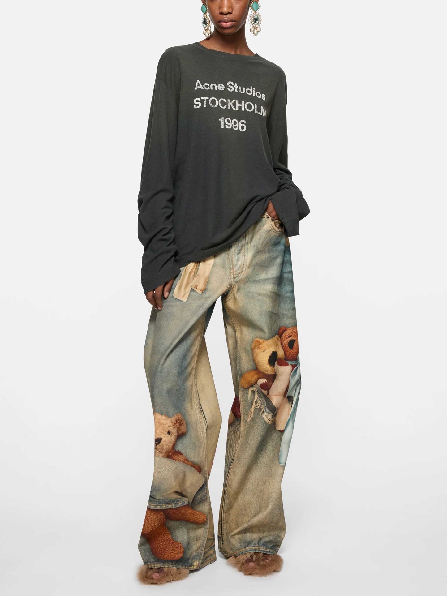 ACNE STUDIOS - Longsleeve T-Shirt mit Logo