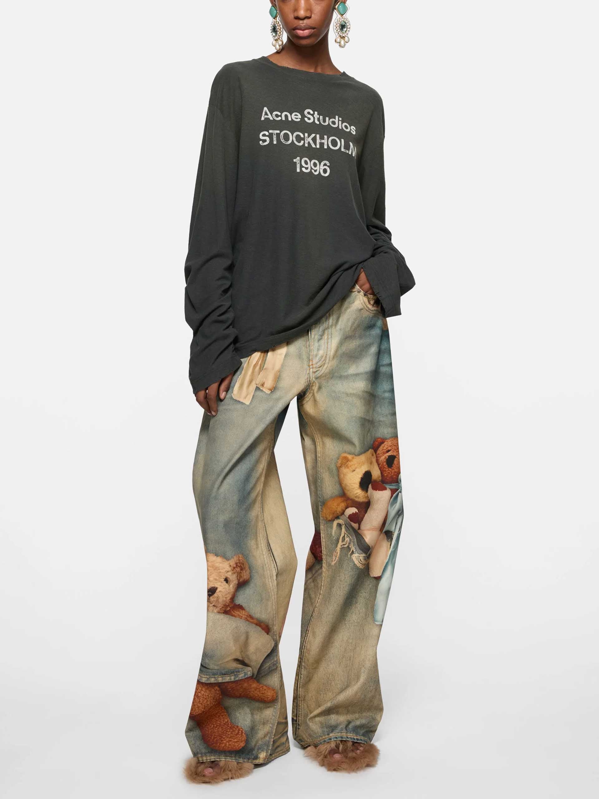 ACNE STUDIOS - Longsleeve T-Shirt mit Logo