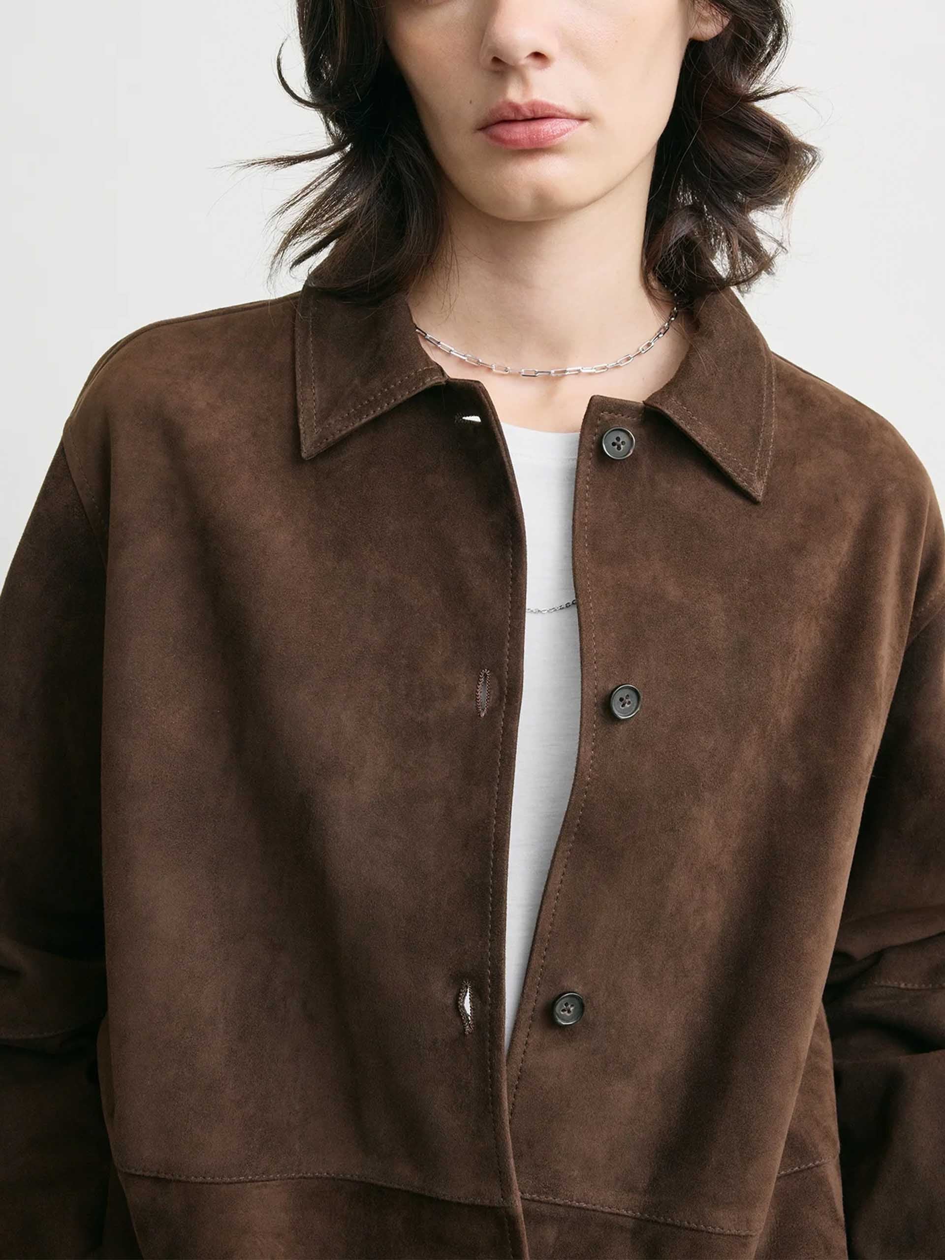 TOTEME - Overshirt aus Veloursleder für Damen