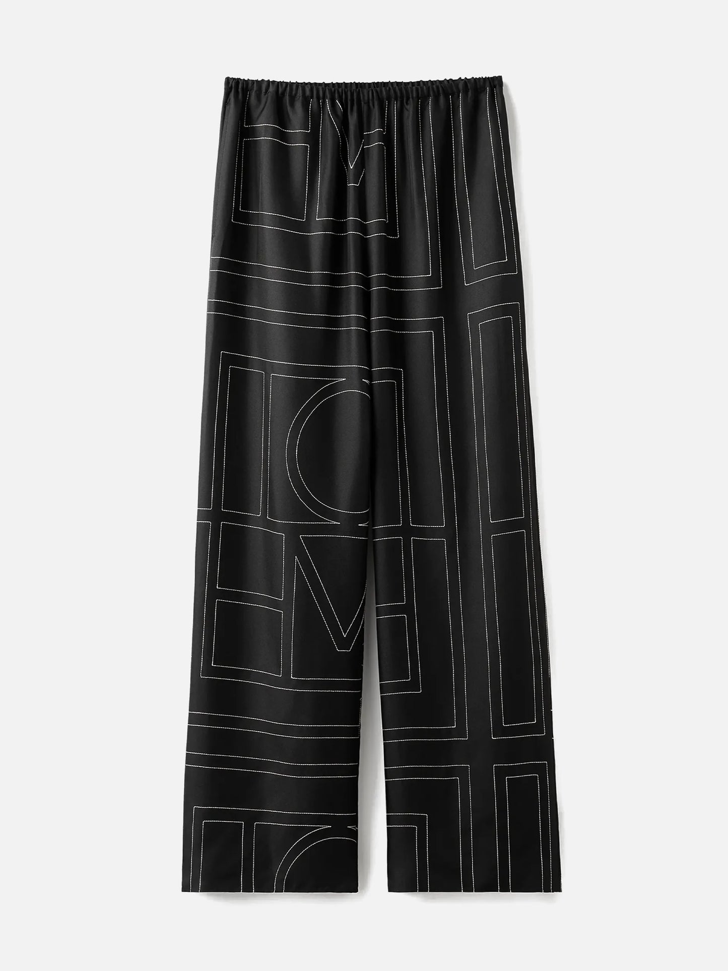 TOTEME - Monogramm-Hose aus Seide für Damen