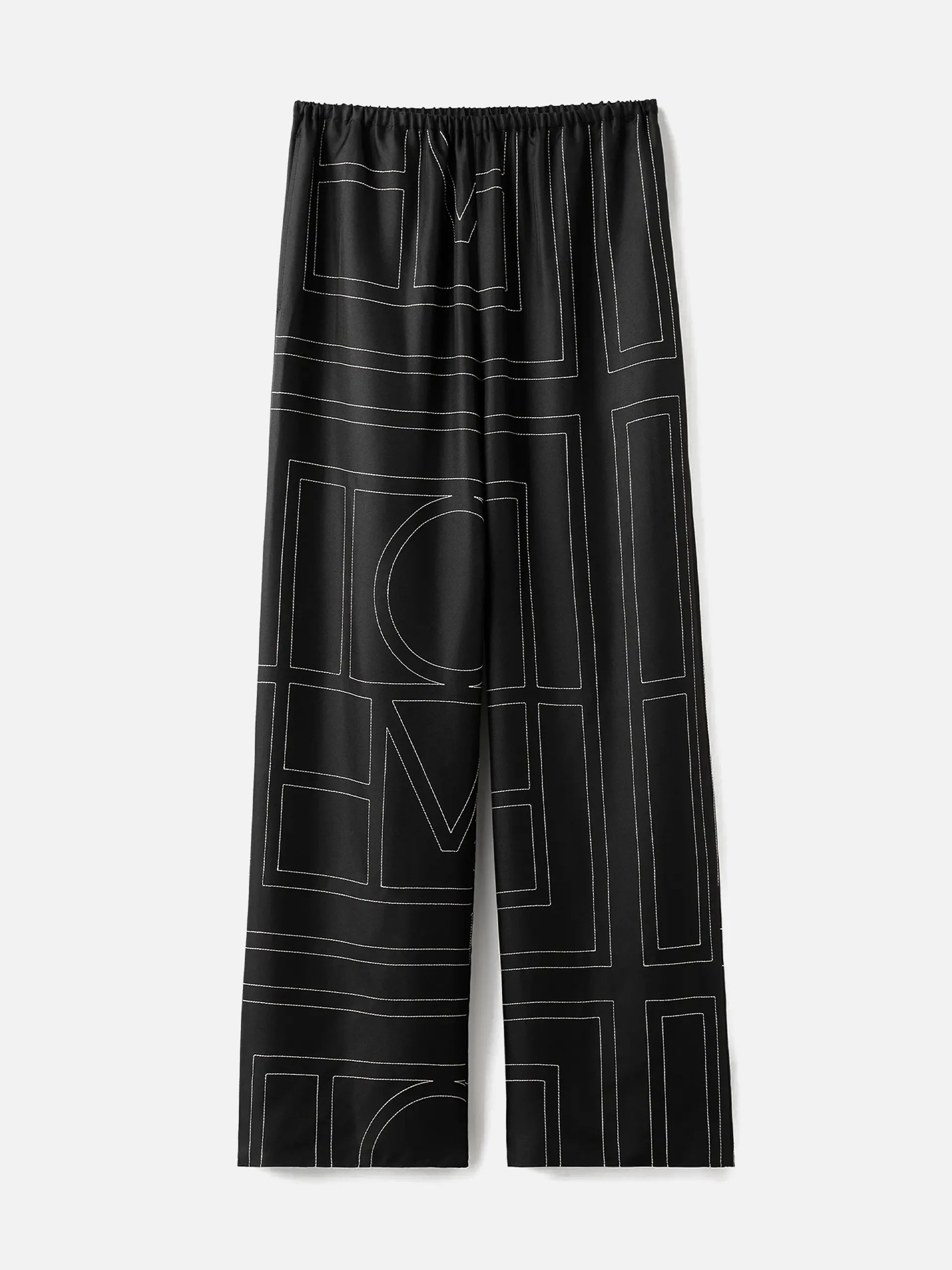 TOTEME - Monogramm-Hose aus Seide für Damen