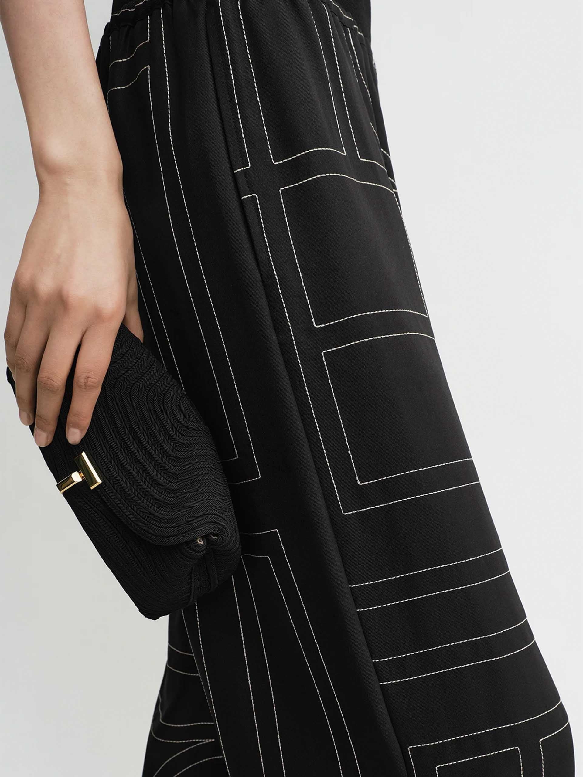 TOTEME - Monogramm-Hose aus Seide für Damen