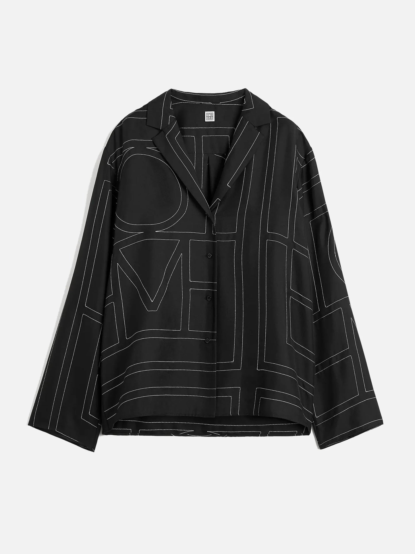 TOTEME - Monogramm-Top aus Seide für Damen