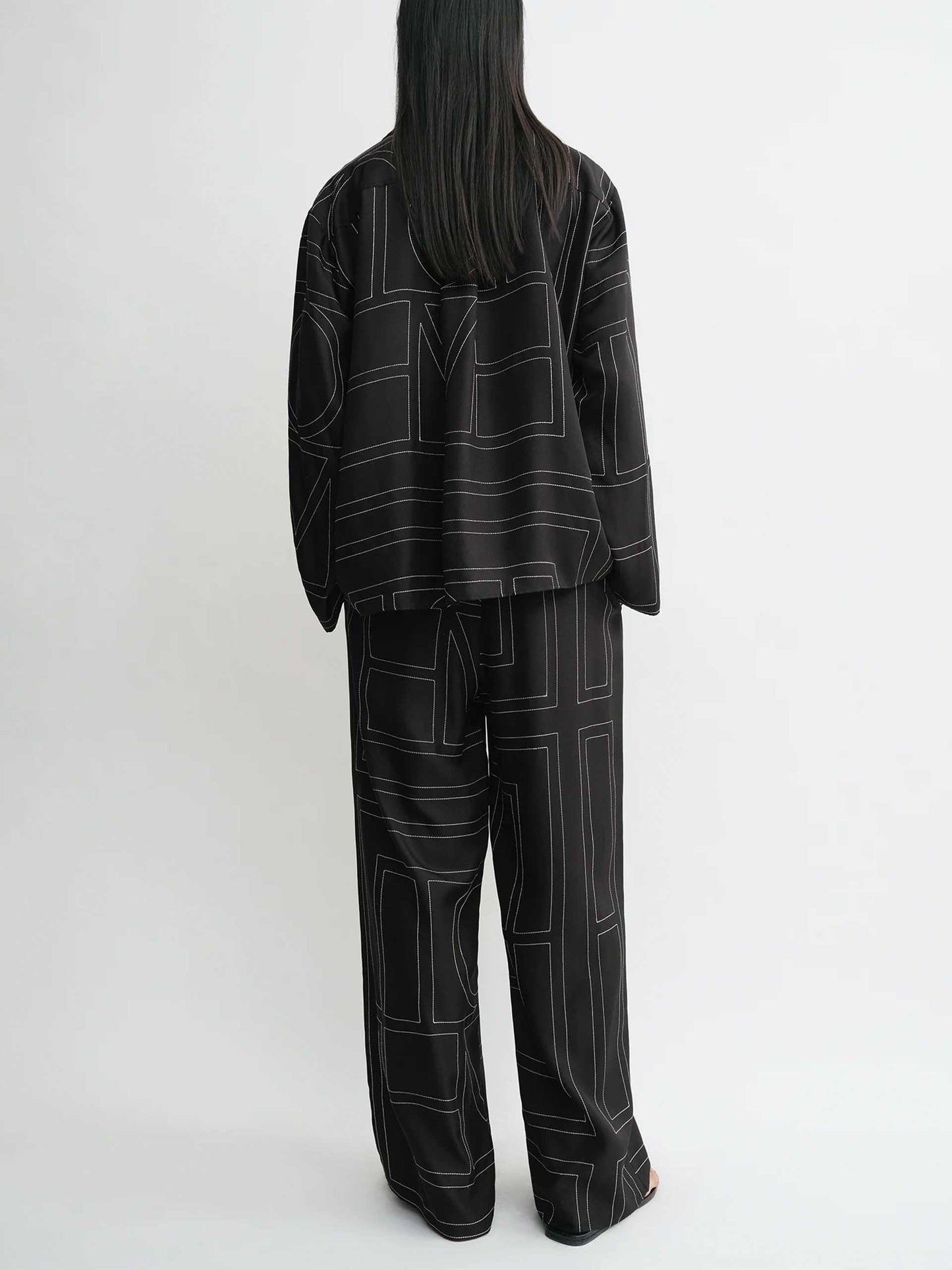 TOTEME - Monogramm-Top aus Seide für Damen