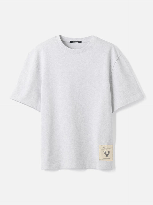 JACQUEMUS - Logo-T-Shirt Torneo für Herren in Hellgrau - Light Grey