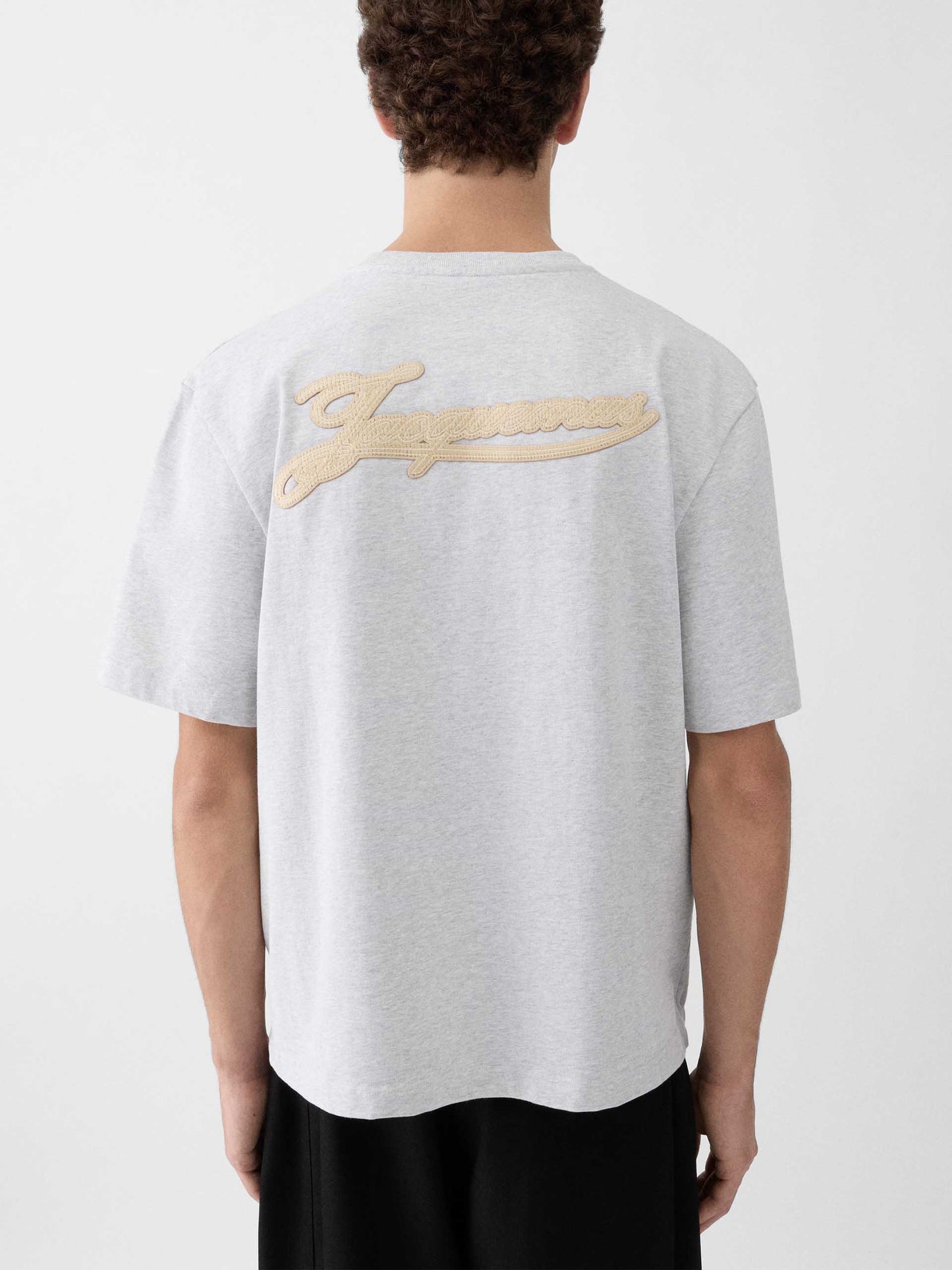 JACQUEMUS - Logo-T-Shirt Torneo für Herren in Hellgrau - Light Grey