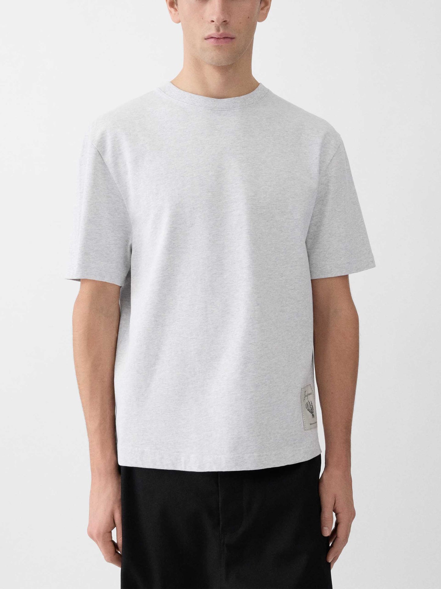 JACQUEMUS - Logo-T-Shirt Torneo für Herren in Hellgrau - Light Grey