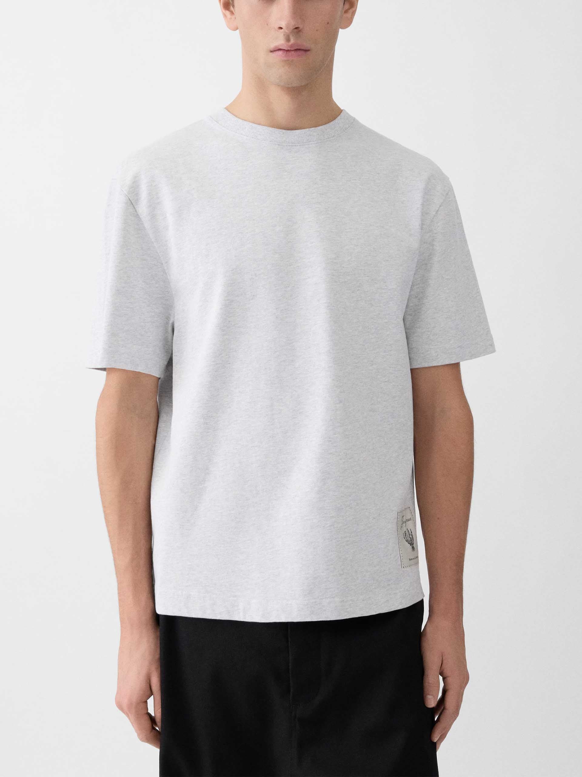 JACQUEMUS - Logo-T-Shirt Torneo für Herren in Hellgrau - Light Grey