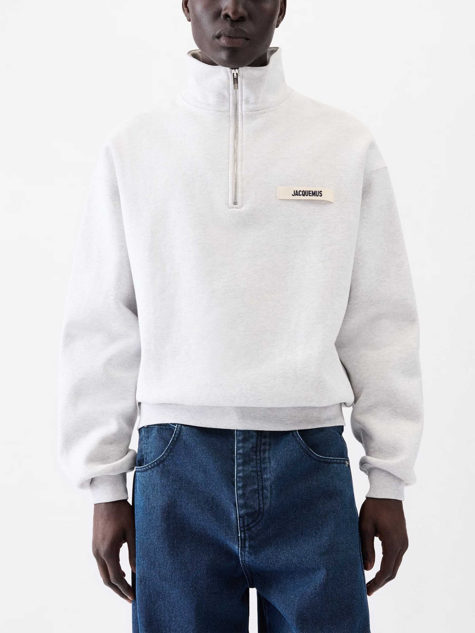 JACQUEMUS - Half-Zip Sweatshirt Gros Grain für Herren