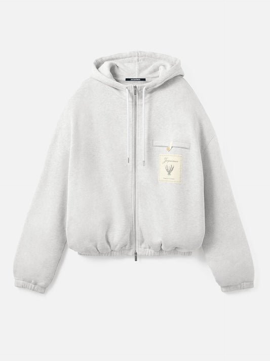 JACQUEMUS - Zip-Hoodie Torneo mit Rosemary-Label