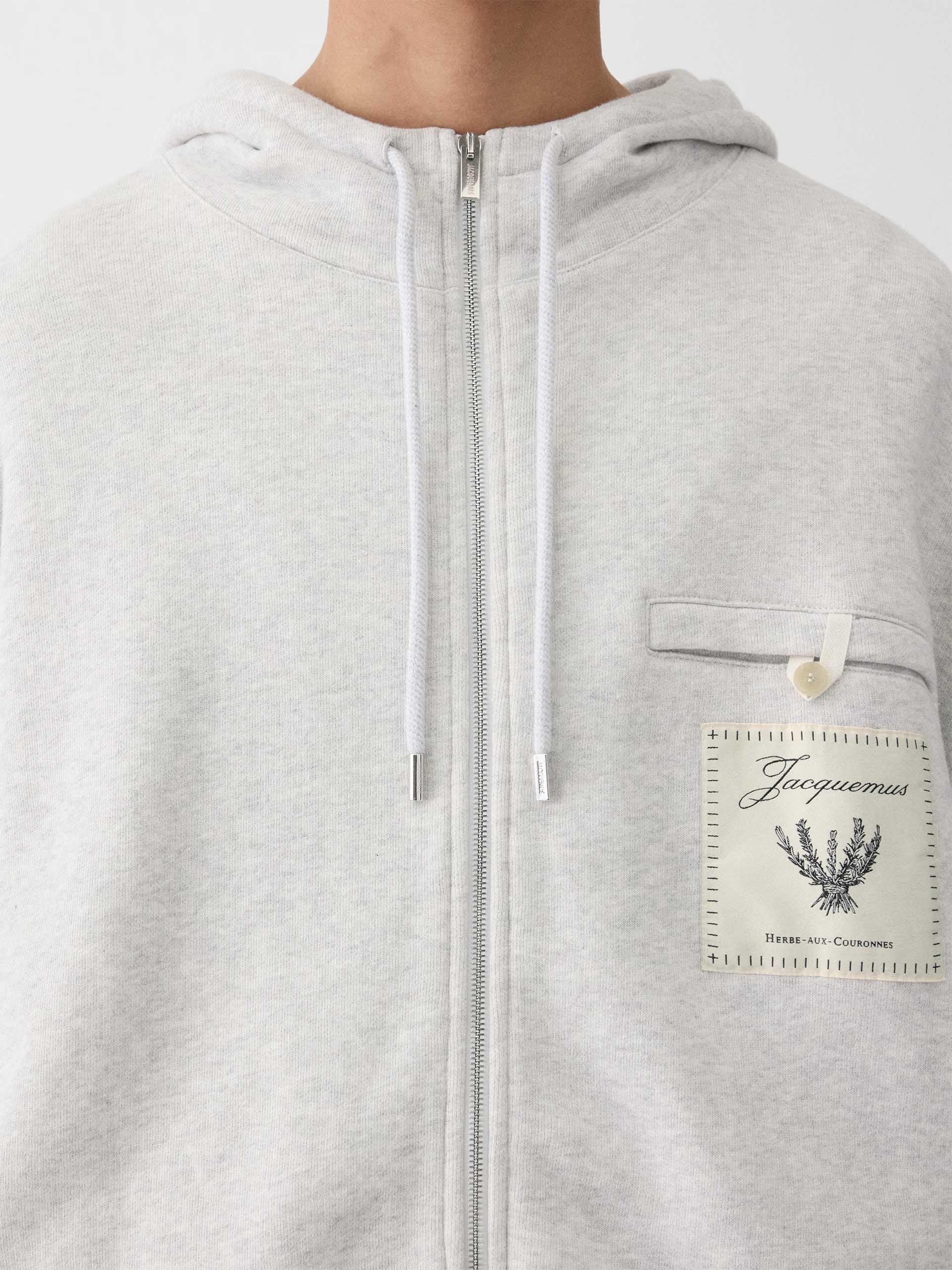 JACQUEMUS - Zip-Hoodie Torneo mit Rosemary-Label