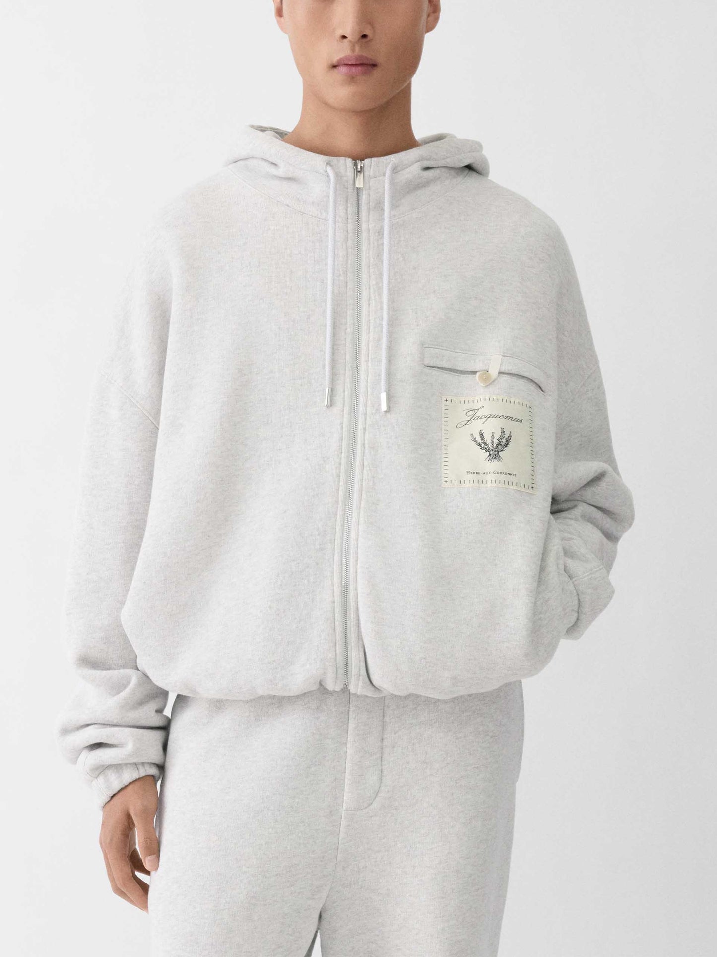 JACQUEMUS - Zip-Hoodie Torneo mit Rosemary-Label