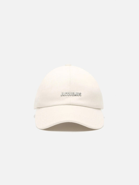 JACQUEMUS - Baseballkappe Gadjo mit Logo in Off-White
