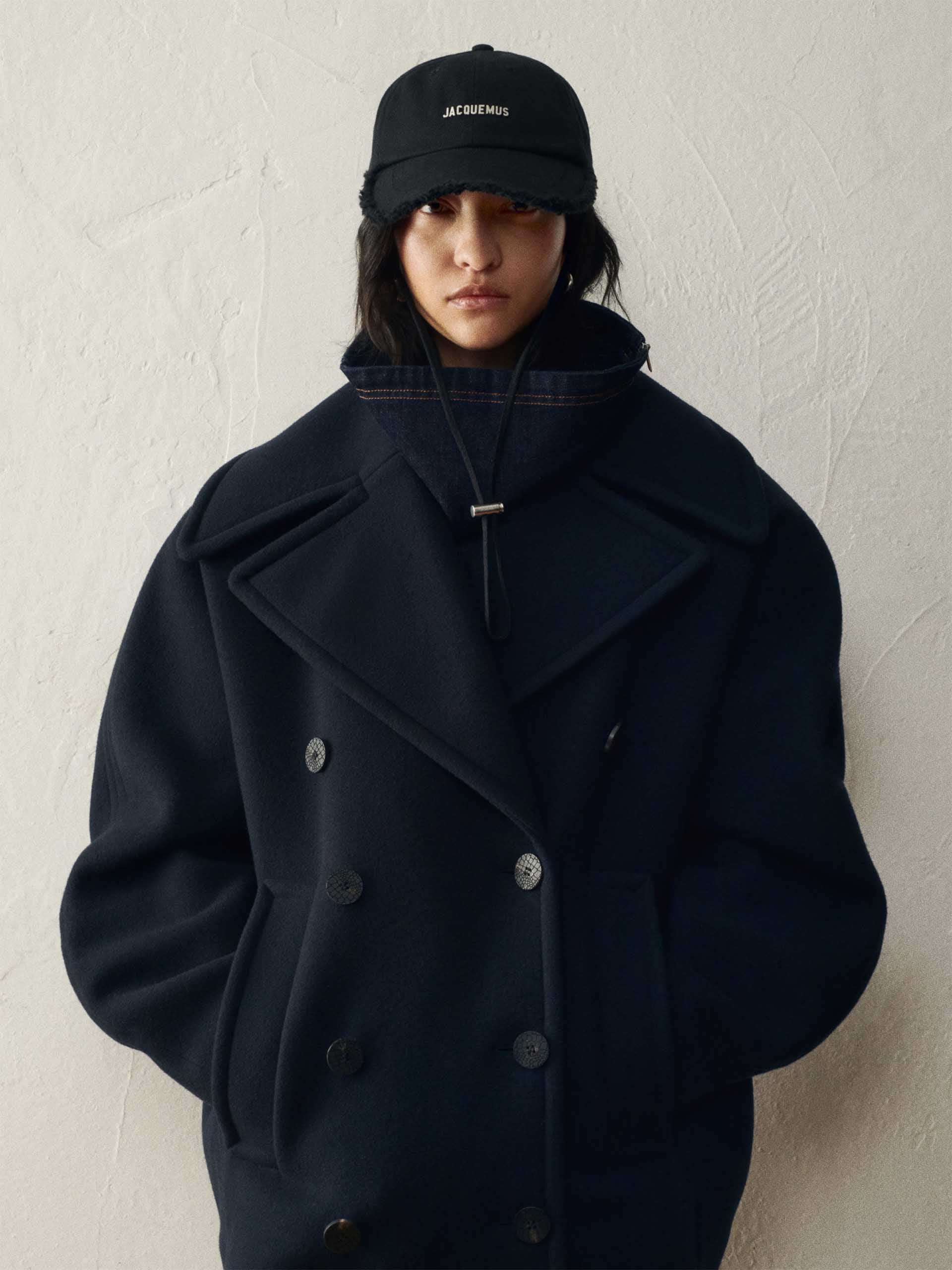 JACQUEMUS - Logo-Baseballkappe Artichaut mit Fransen in Schwarz - Black