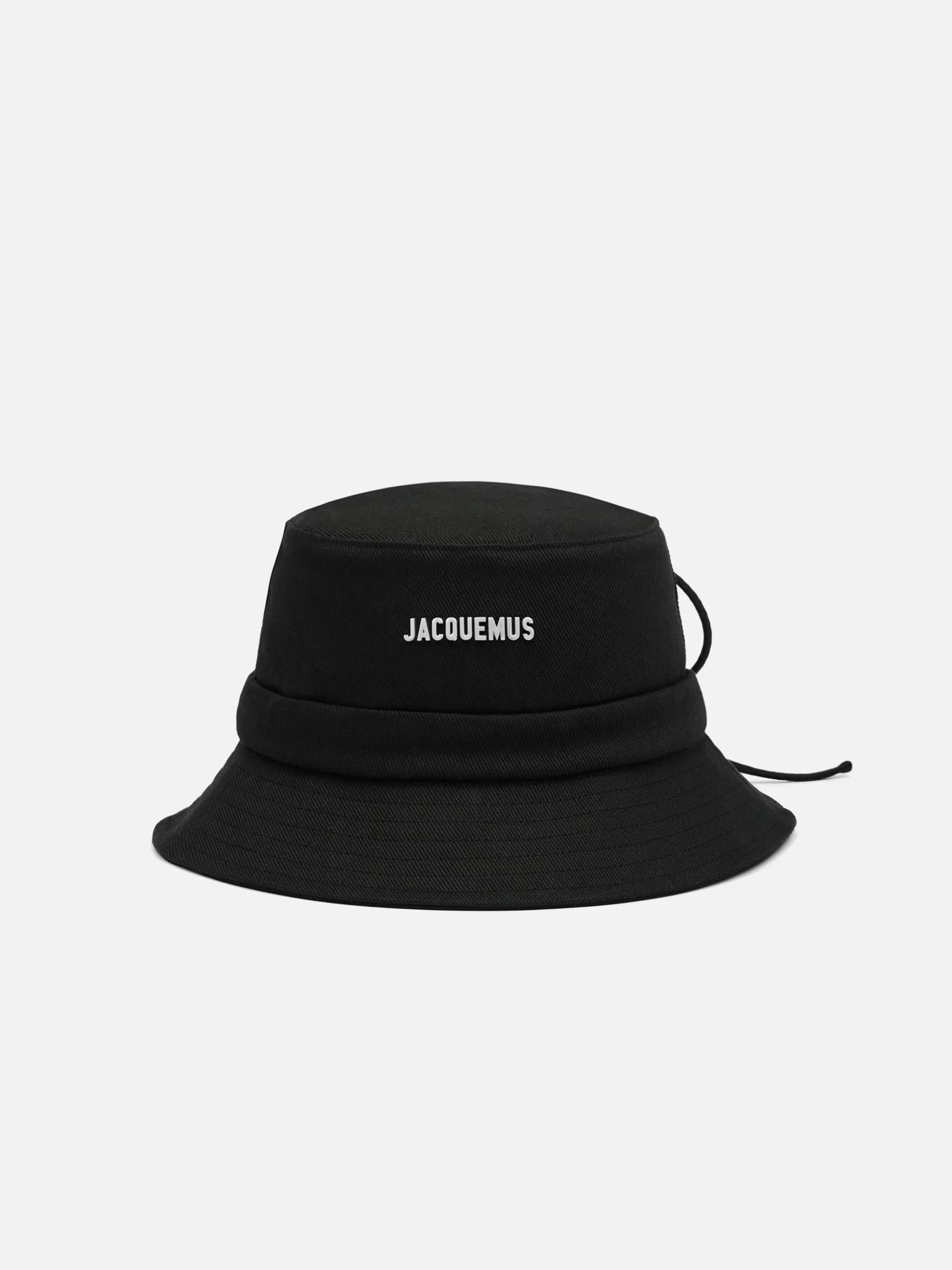 JACQUEMUS - Bucket Hat Gadjo mit Logo in Schwarz - Black