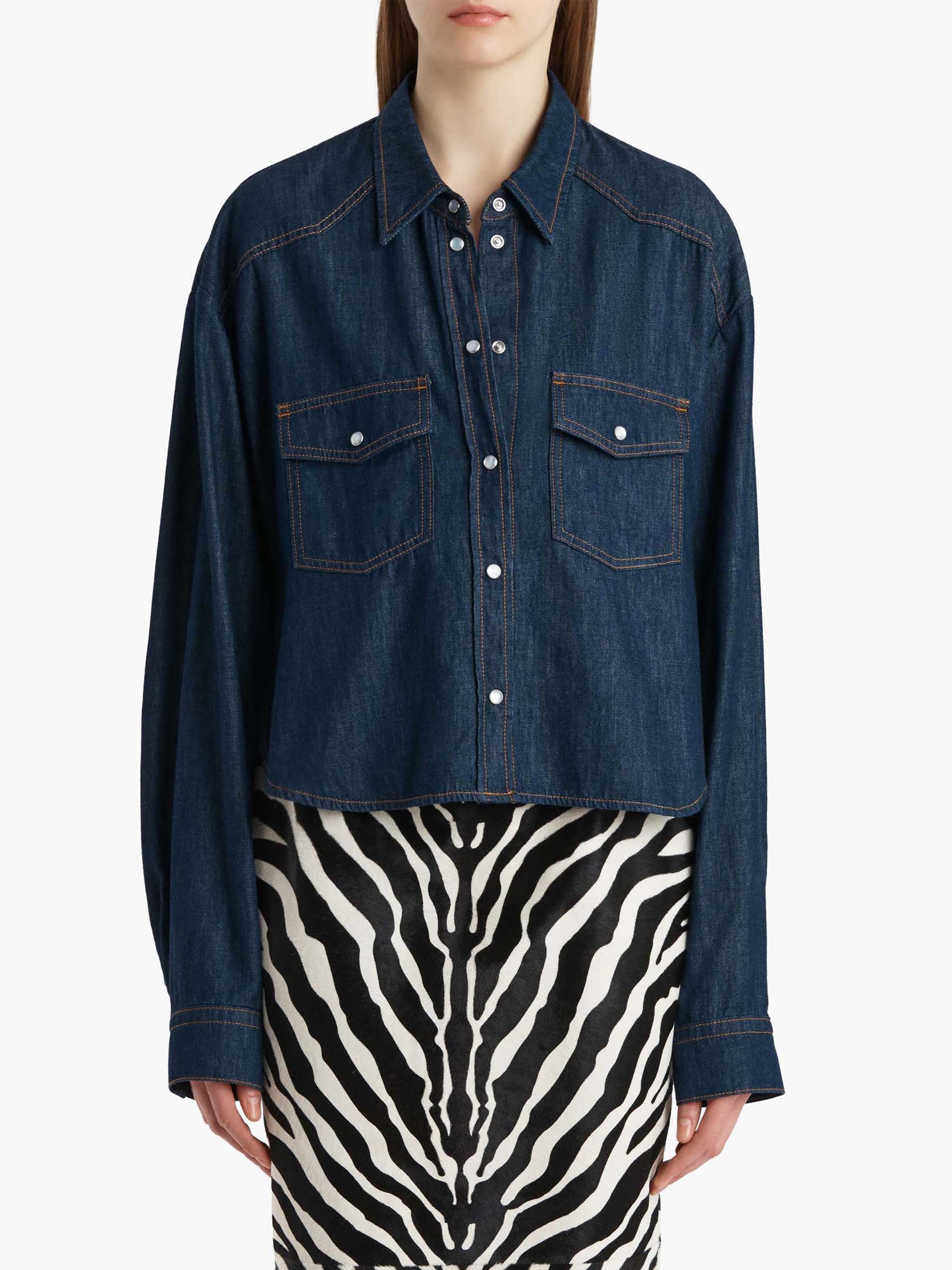 KHAITE - Jeanshemd Grenon für Damen