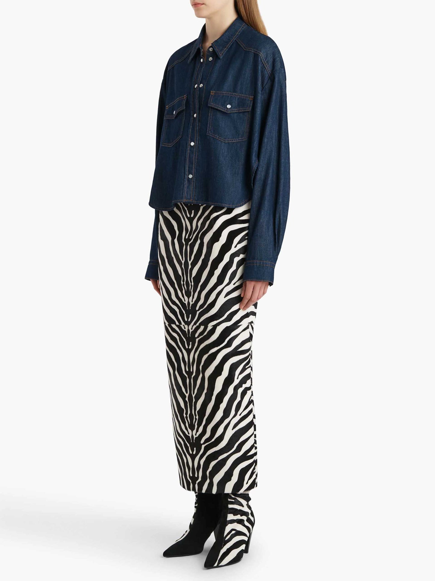 KHAITE - Jeanshemd Grenon für Damen