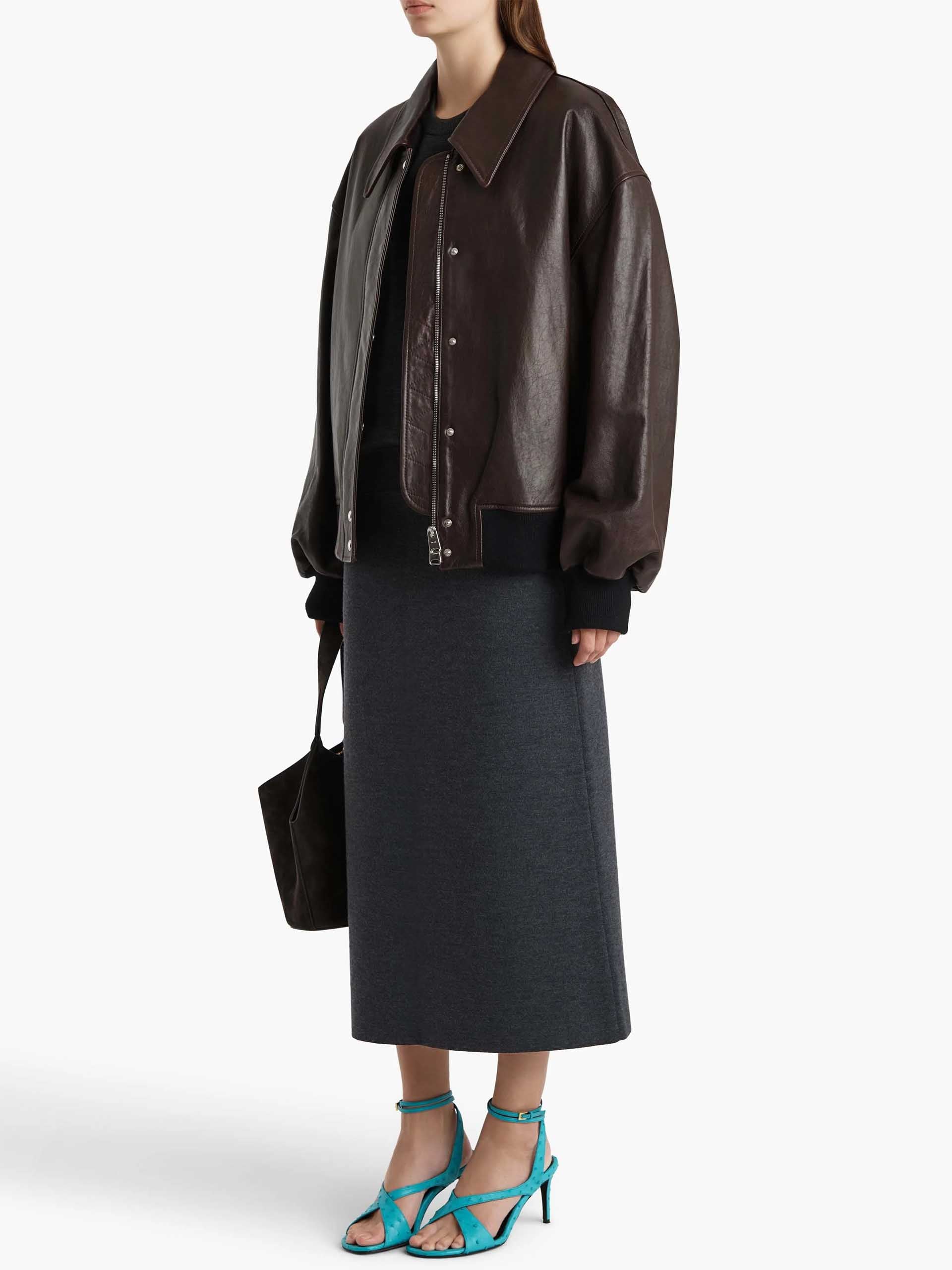 KHAITE - Lederjacke Shelman für Damen