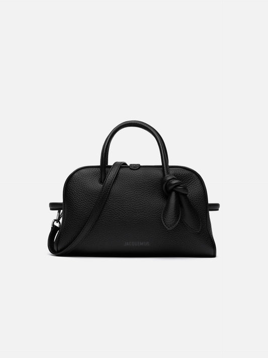 JACQUEMUS - Tasche Turismo Small aus Leder in Schwarz - Black