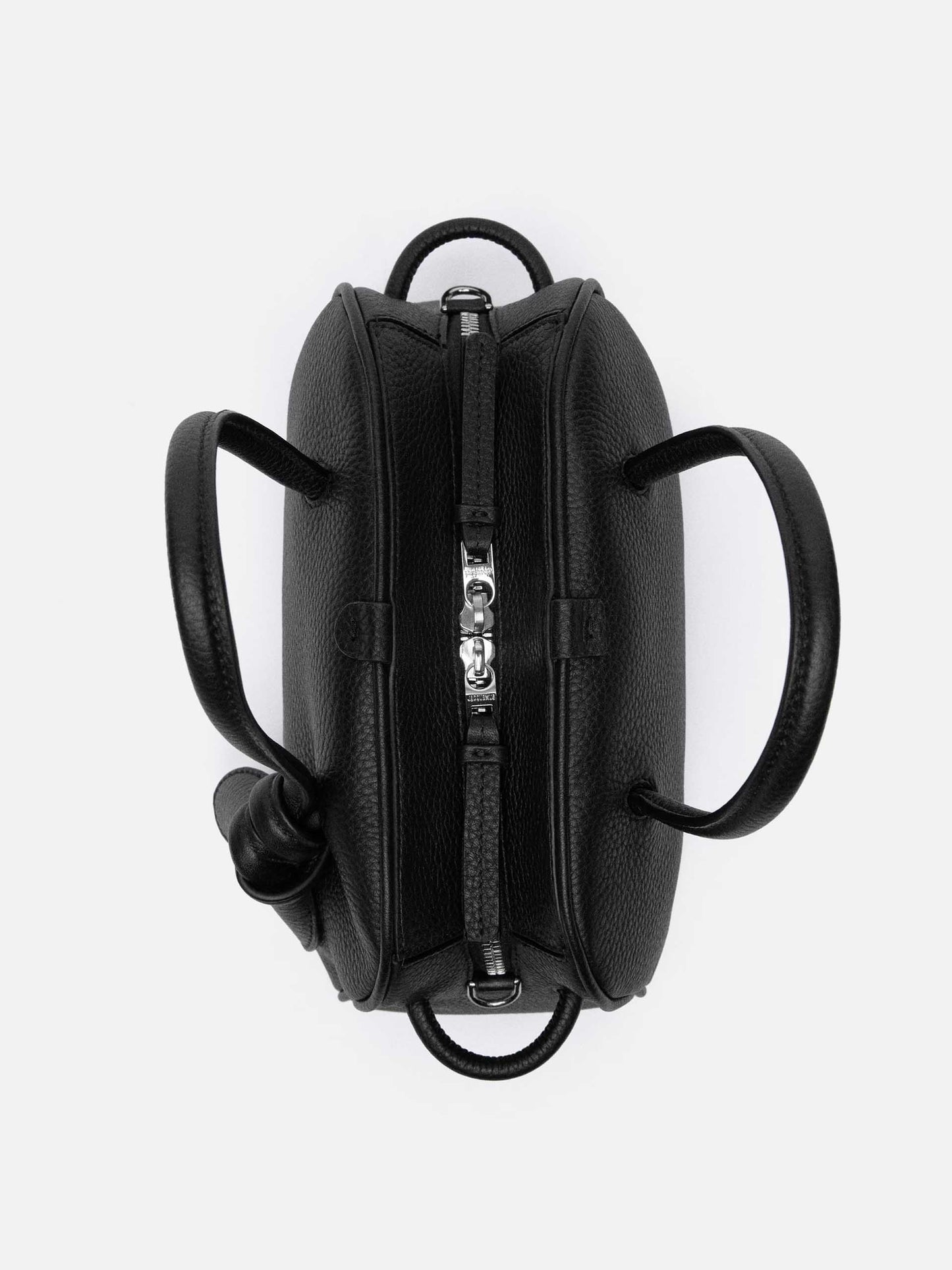 JACQUEMUS - Tasche Turismo Small aus Leder in Schwarz - Black