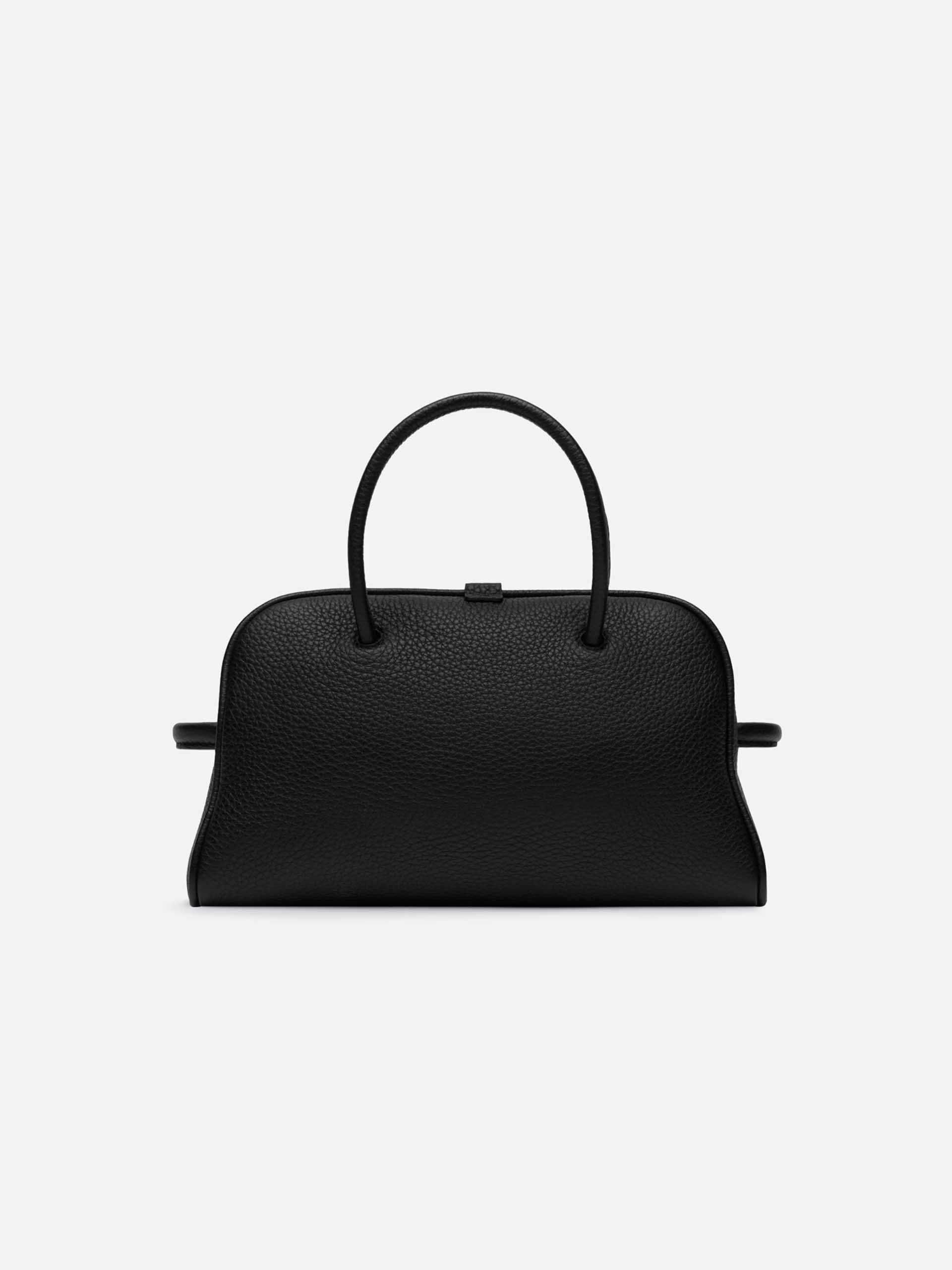 JACQUEMUS - Tasche Turismo Small aus Leder in Schwarz - Black