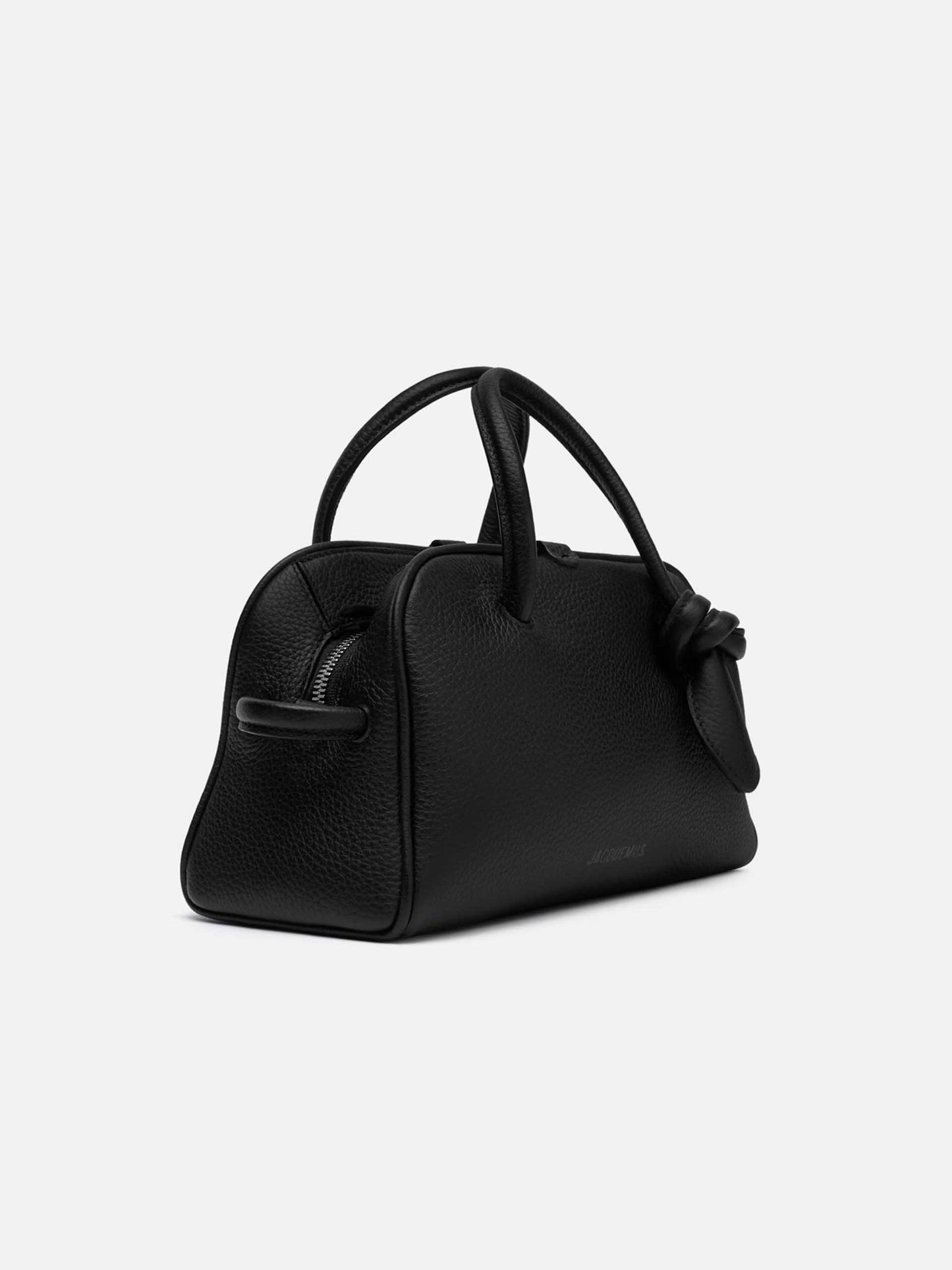 JACQUEMUS - Tasche Turismo Small aus Leder in Schwarz - Black