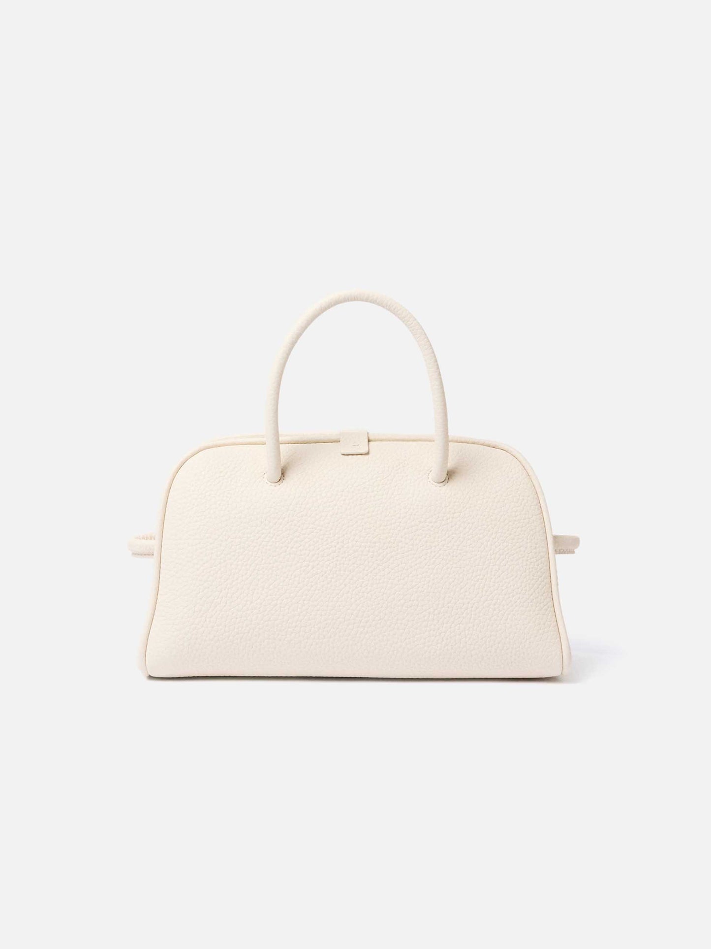 JACQUEMUS - Tasche Turismo Small aus Leder in Cremeweiß - Cream white
