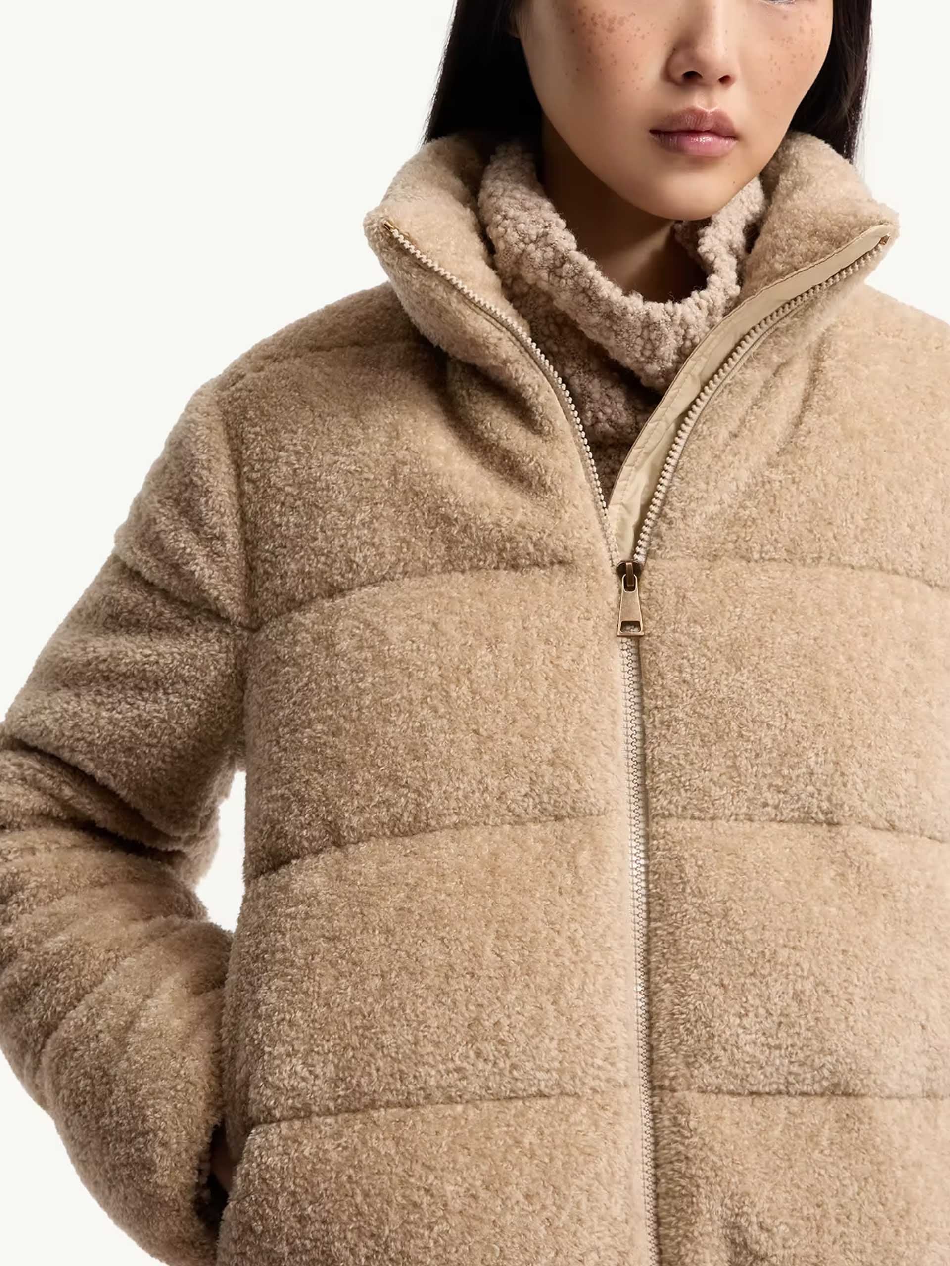 MONCLER - Daunenjacke Cedre aus Teddy für Damen