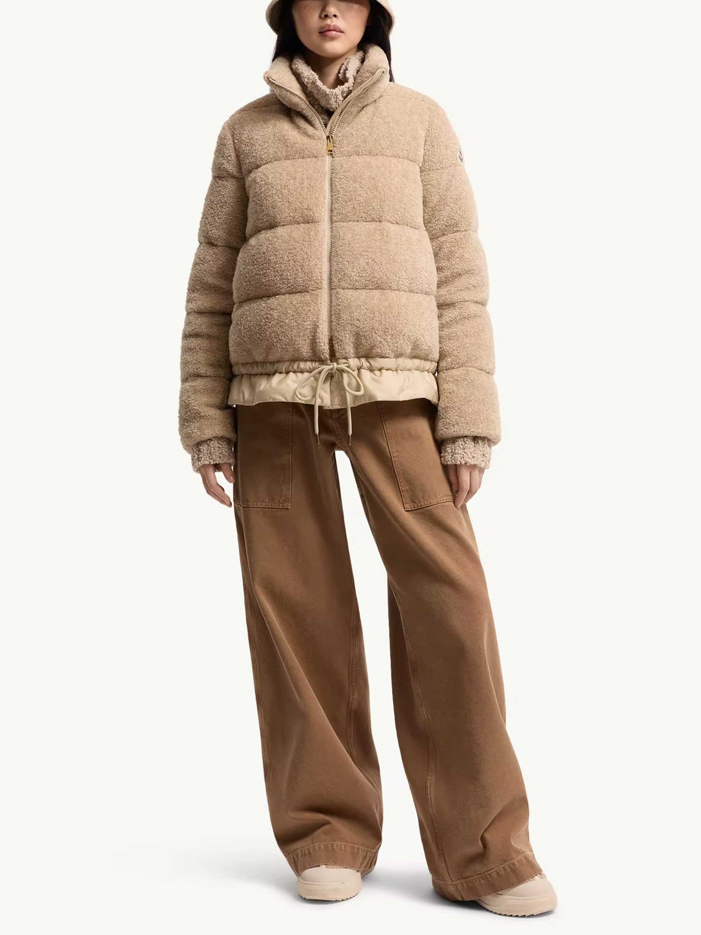 MONCLER - Daunenjacke Cedre aus Teddy für Damen