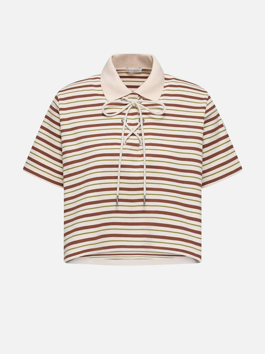 MONCLER - Gestreiftes Poloshirt für Damen