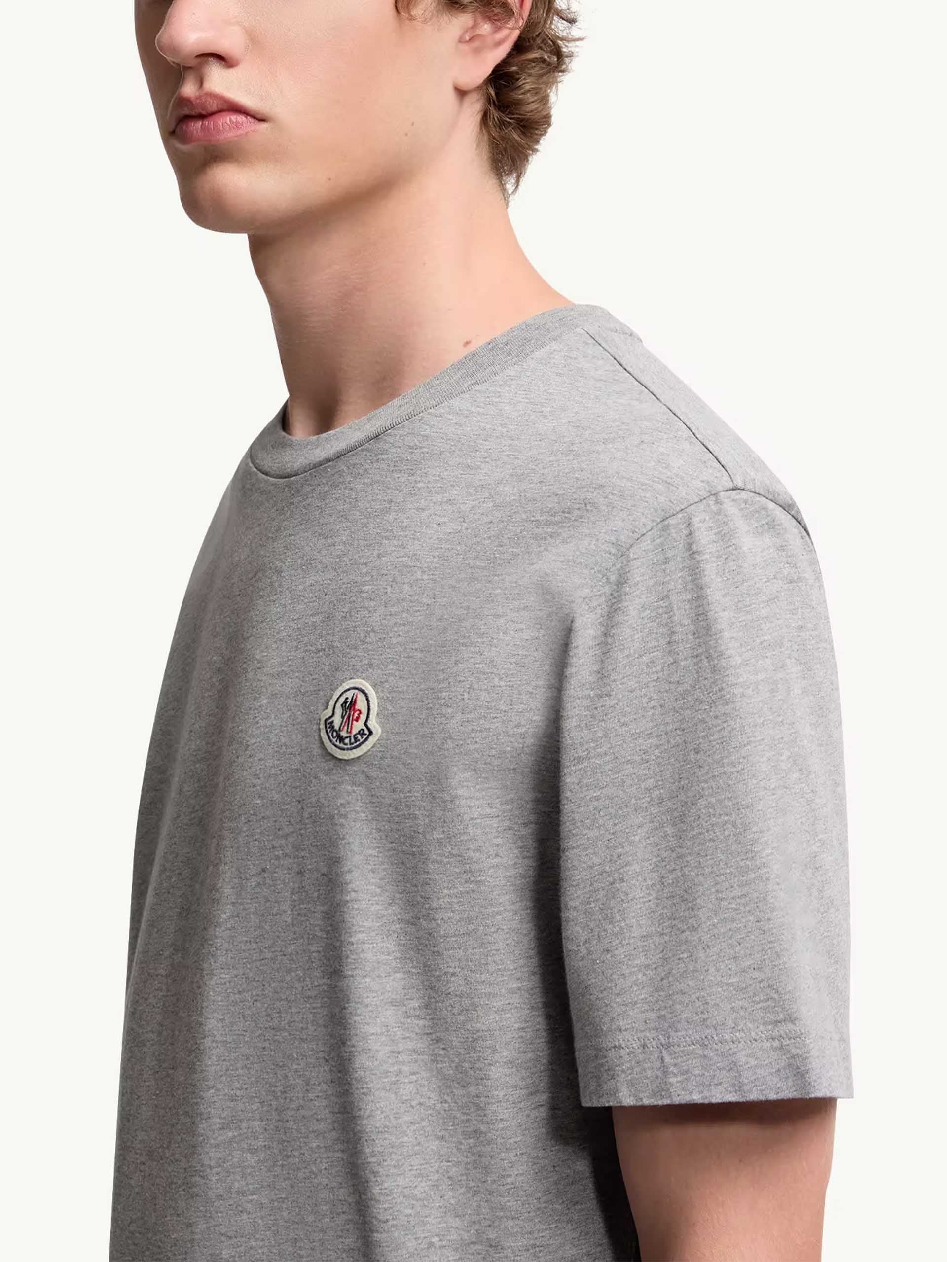 MONCLER - T-Shirt mit Logo im 3er-Pack für Herren
