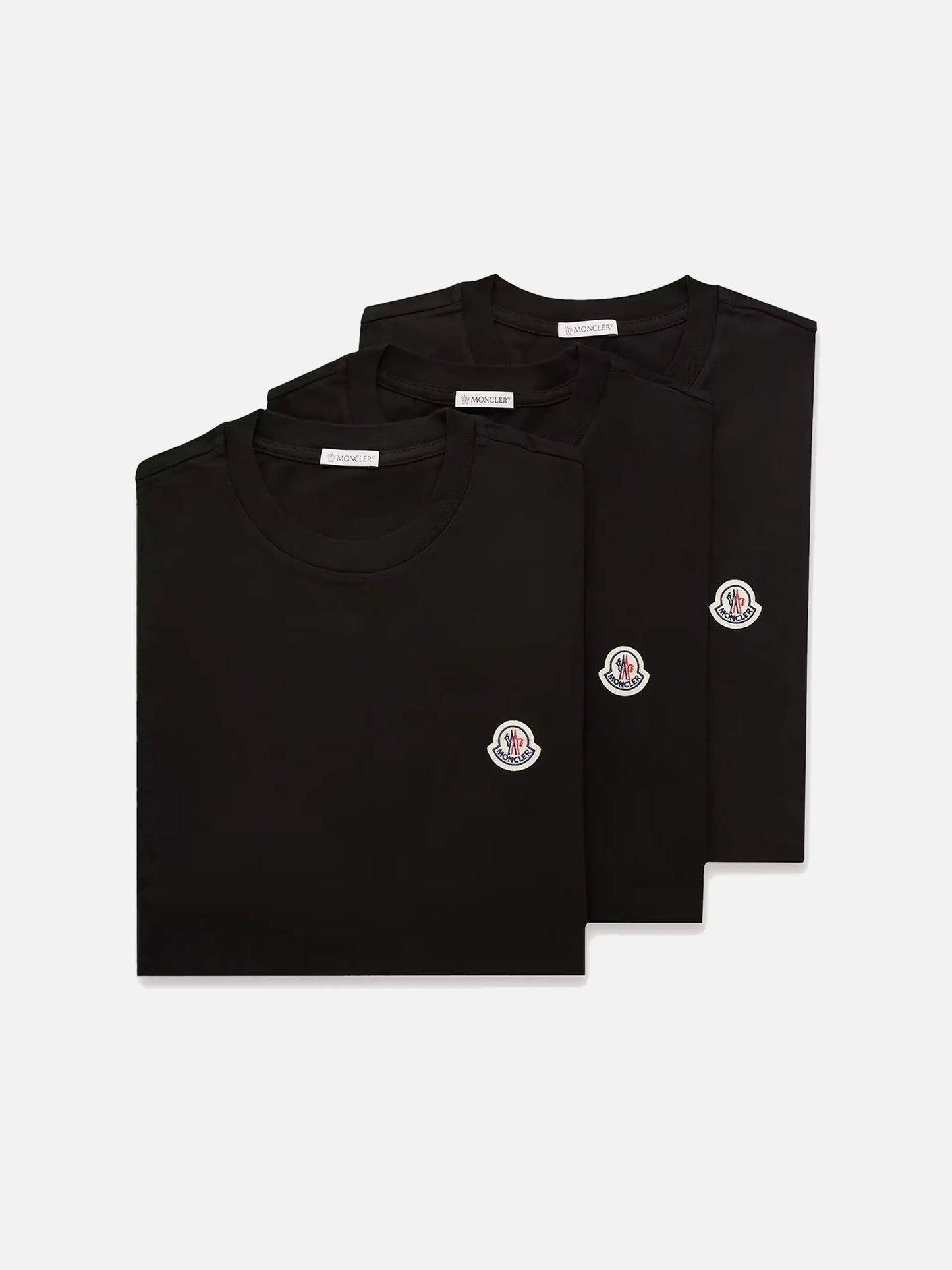 MONCLER - T-Shirt mit Logo im 3er-Pack für Herren