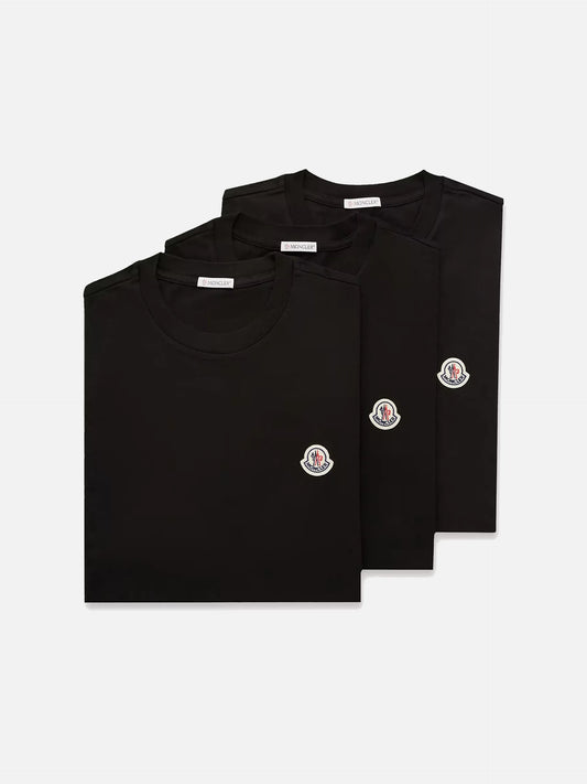 MONCLER - T-Shirt mit Logo im 3er-Pack für Herren