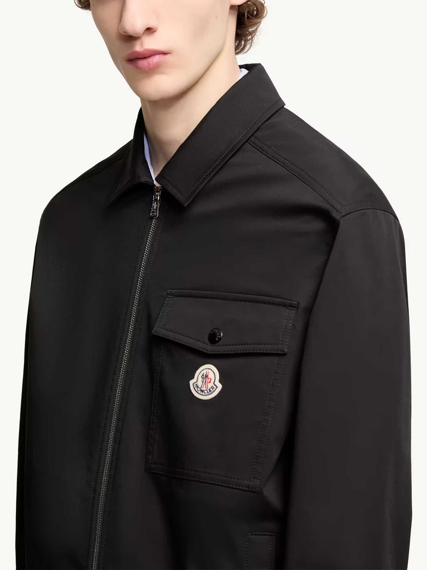 MONCLER - Overshirt aus Baumwollgabardine für Herren