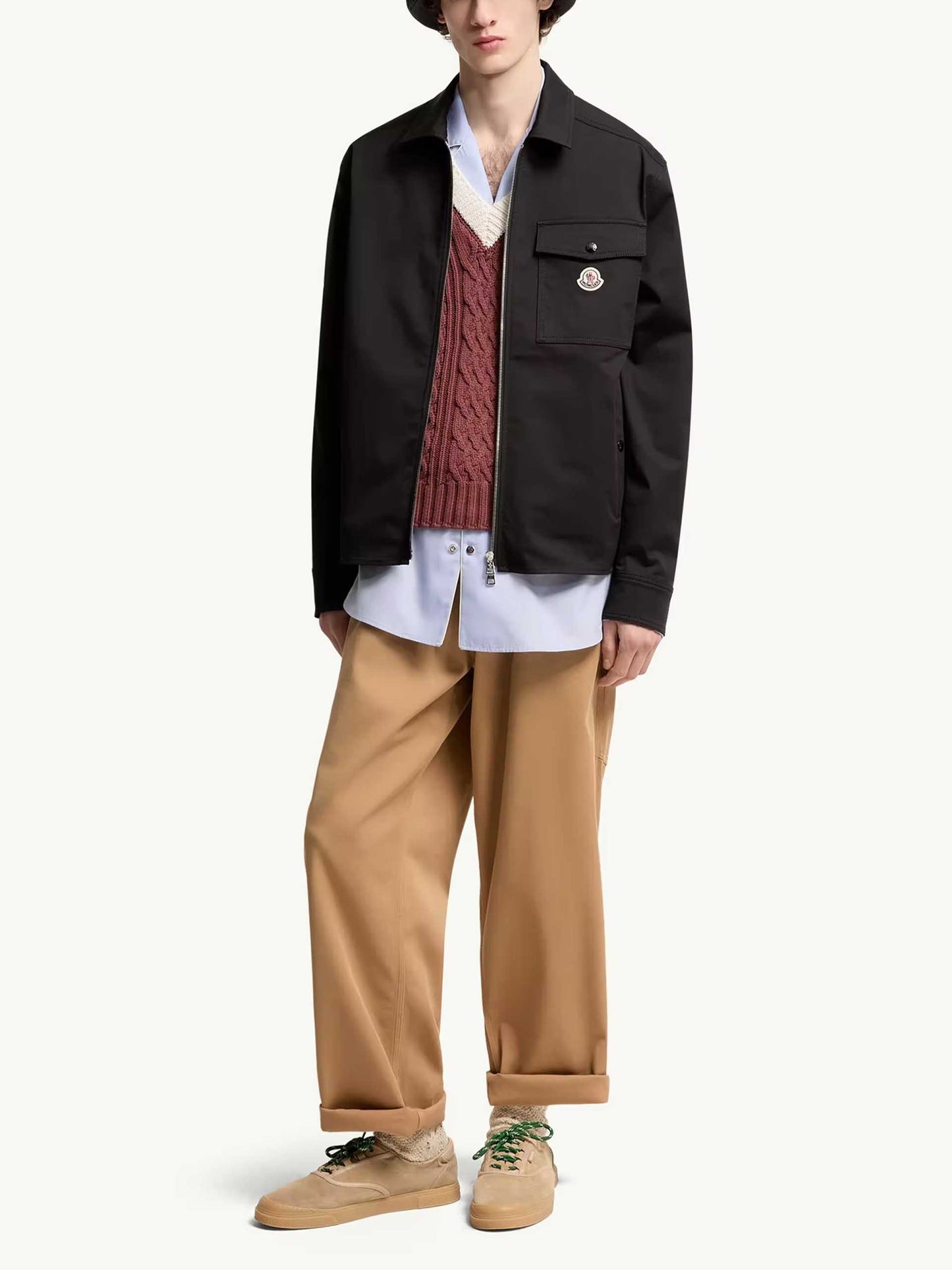 MONCLER - Overshirt aus Baumwollgabardine für Herren