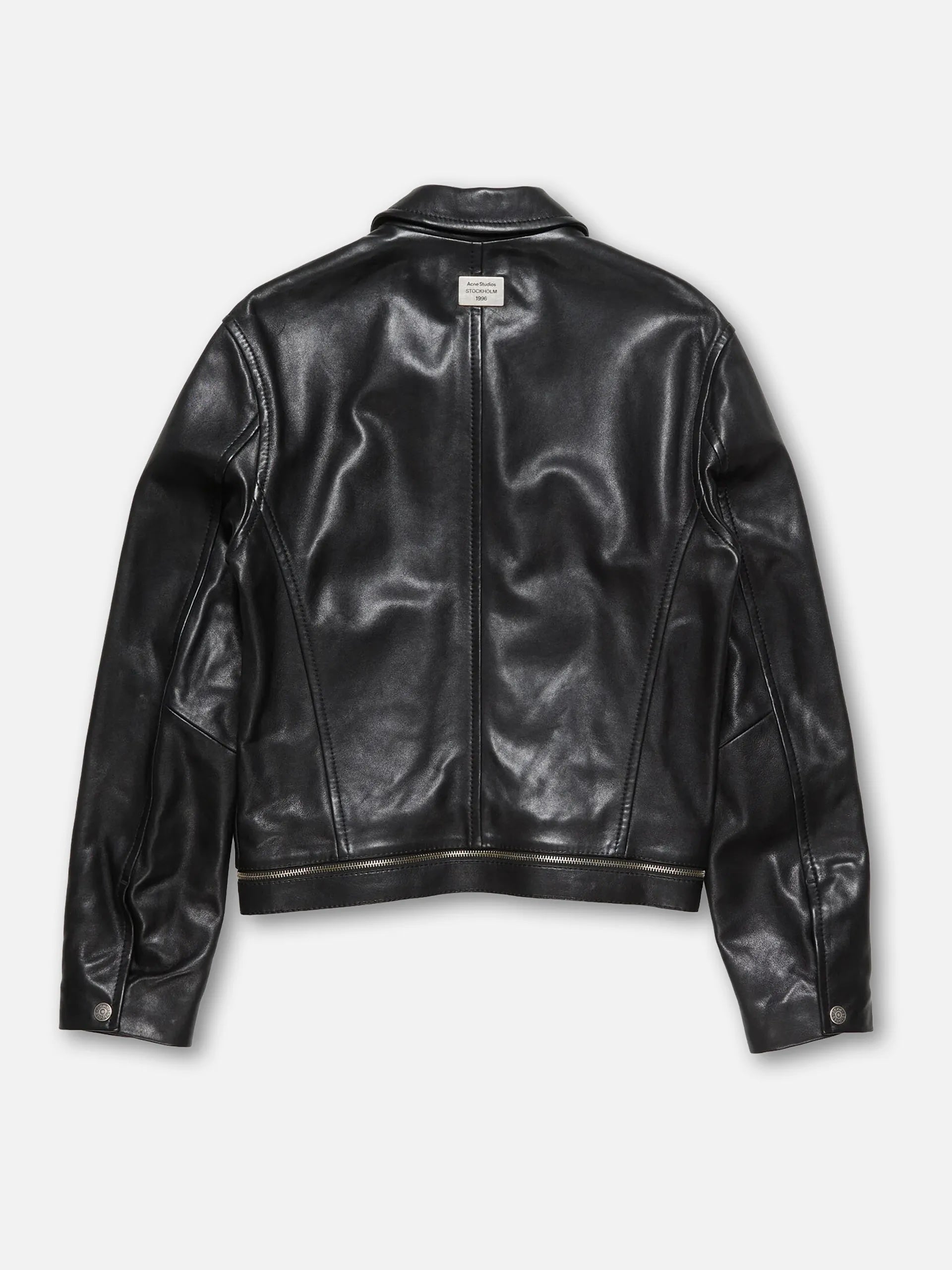 ACNE STUDIOS - Leather biker jacket for men – NEW TAKE FIVE