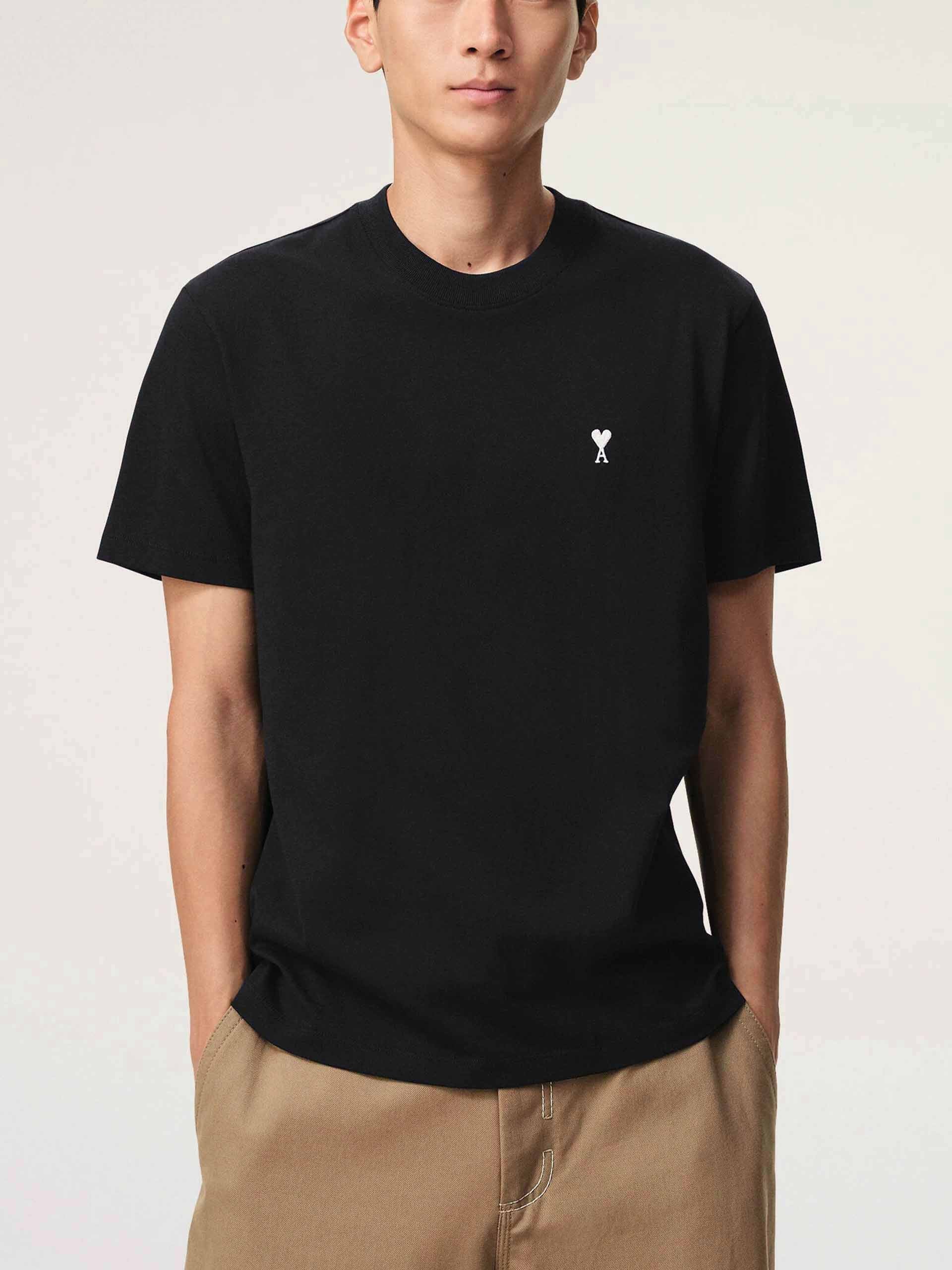 AMI PARIS - T-Shirt Ami De Coeur aus Baumwolljersey