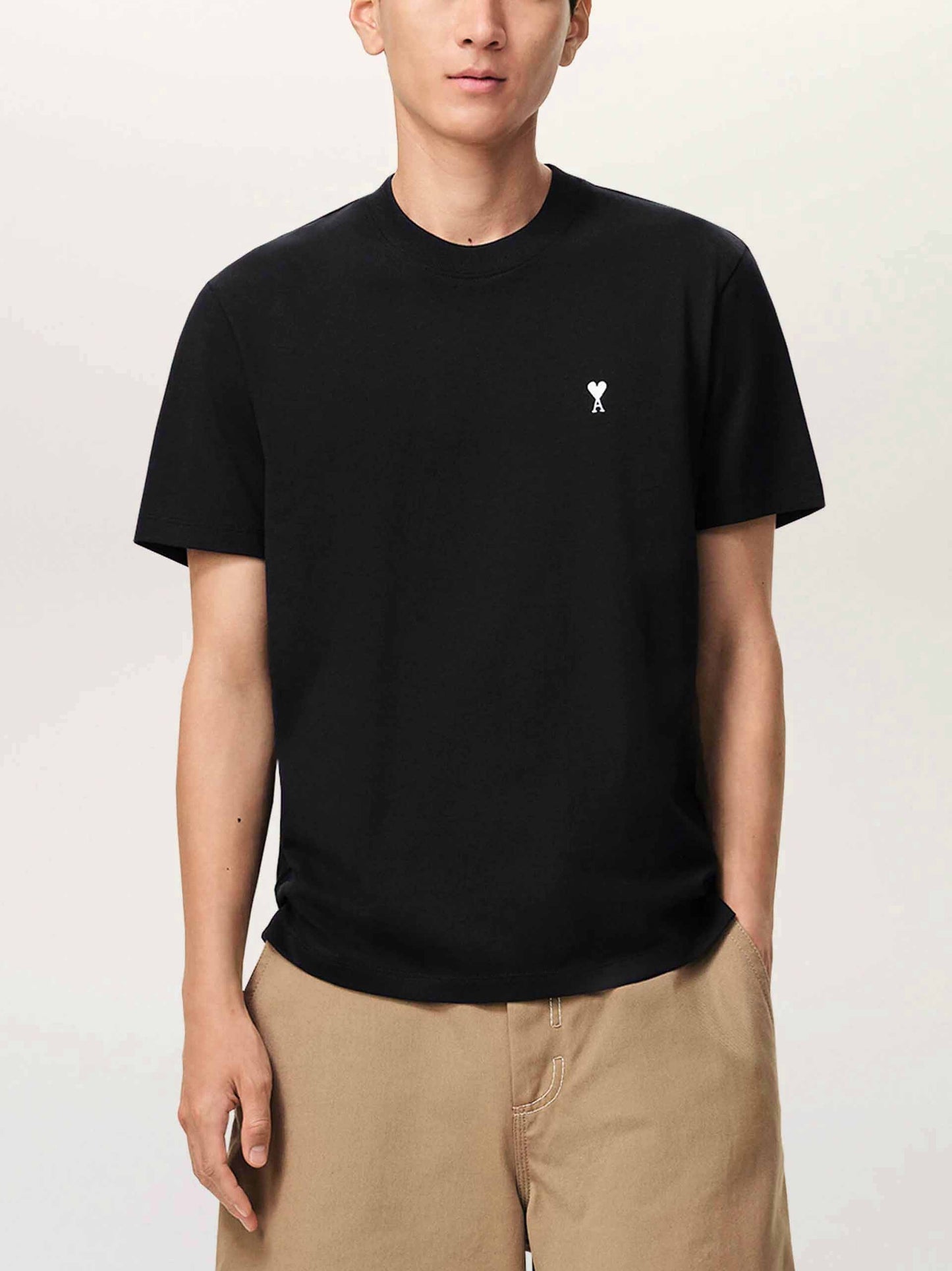 AMI PARIS - T-Shirt Ami De Coeur aus Baumwolljersey