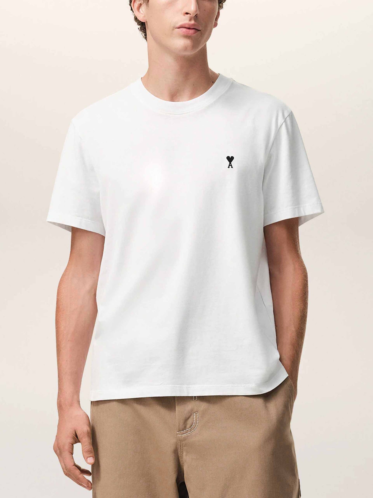 AMI PARIS - T-Shirt Ami De Coeur aus Baumwolljersey