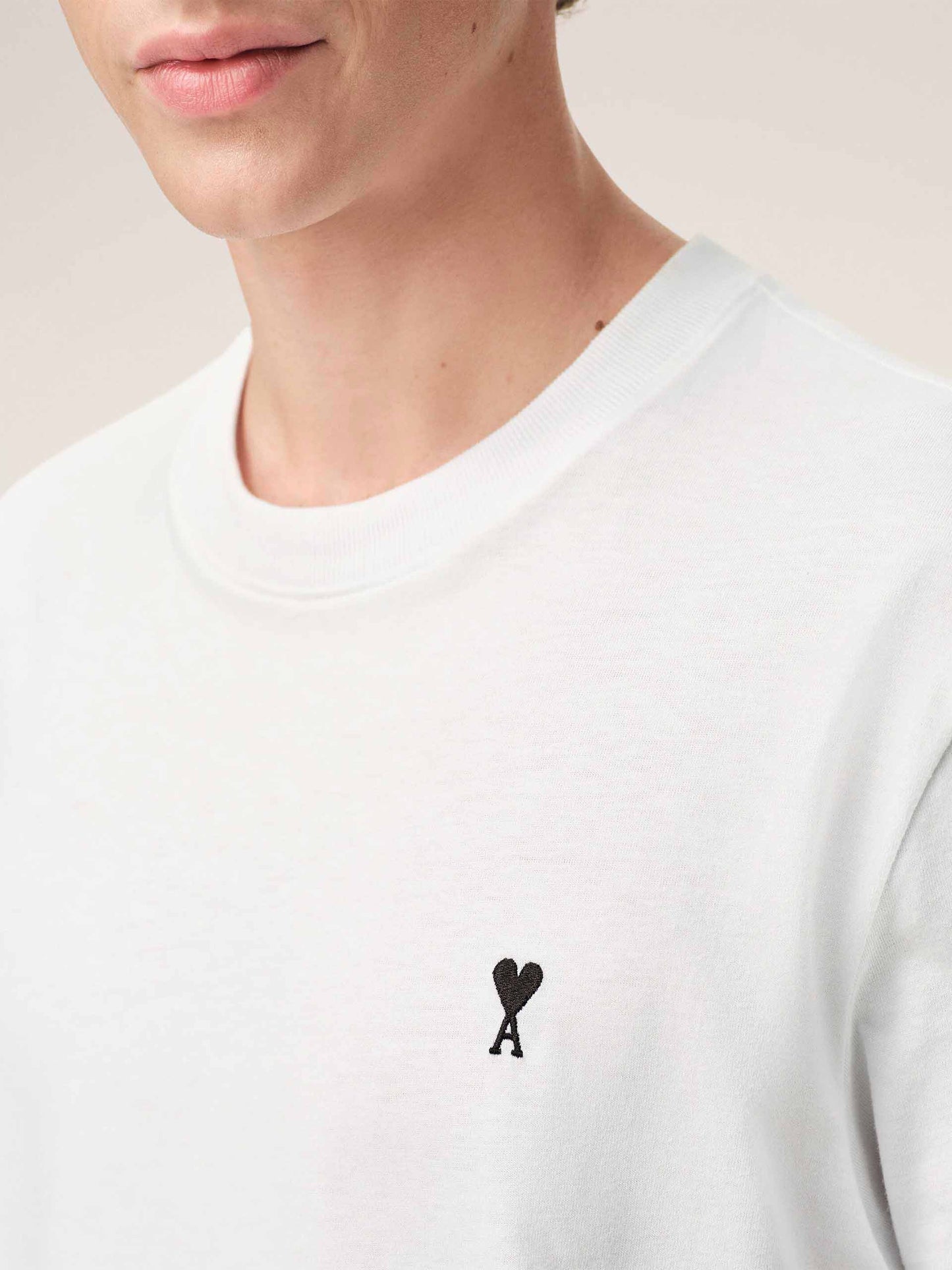 AMI PARIS - T-Shirt Ami De Coeur aus Baumwolljersey